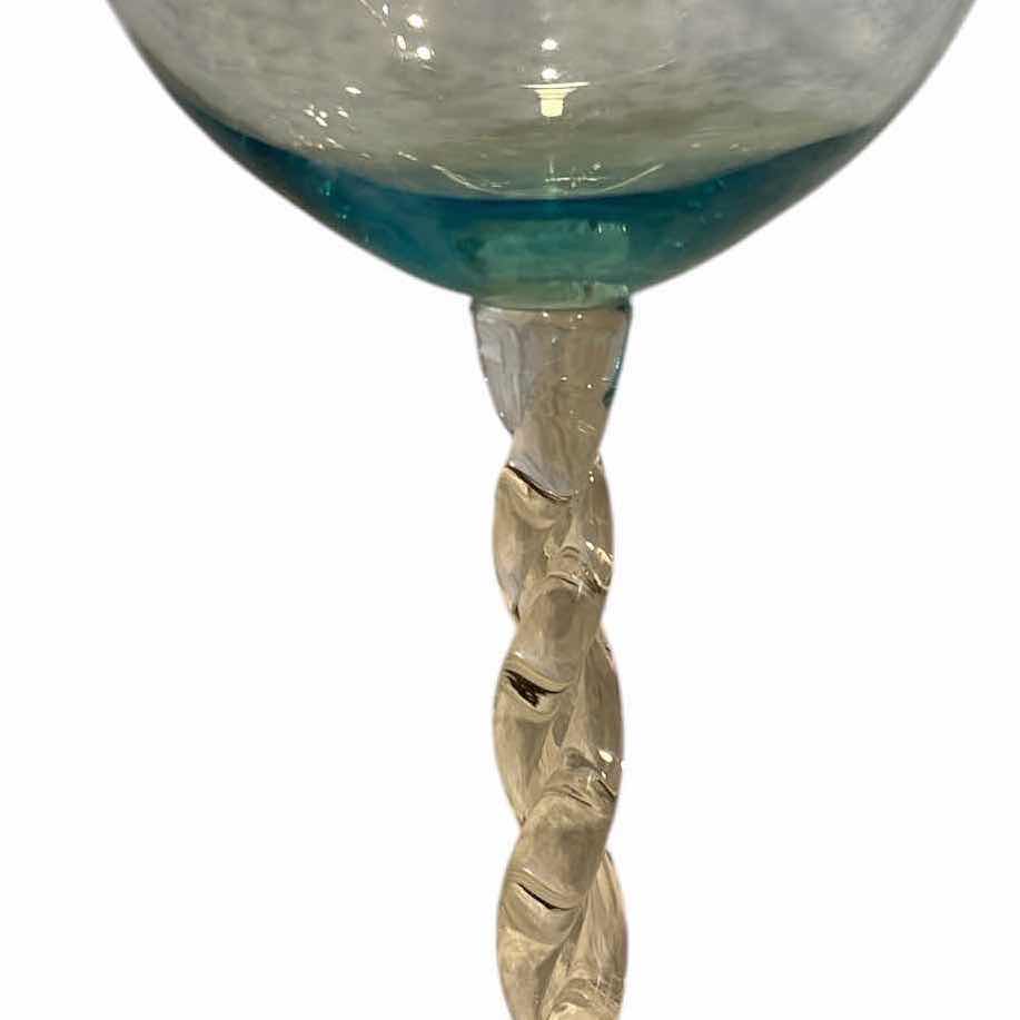 Photo 1 of AQUA TWIST WINE GLASSES 2PC H9”