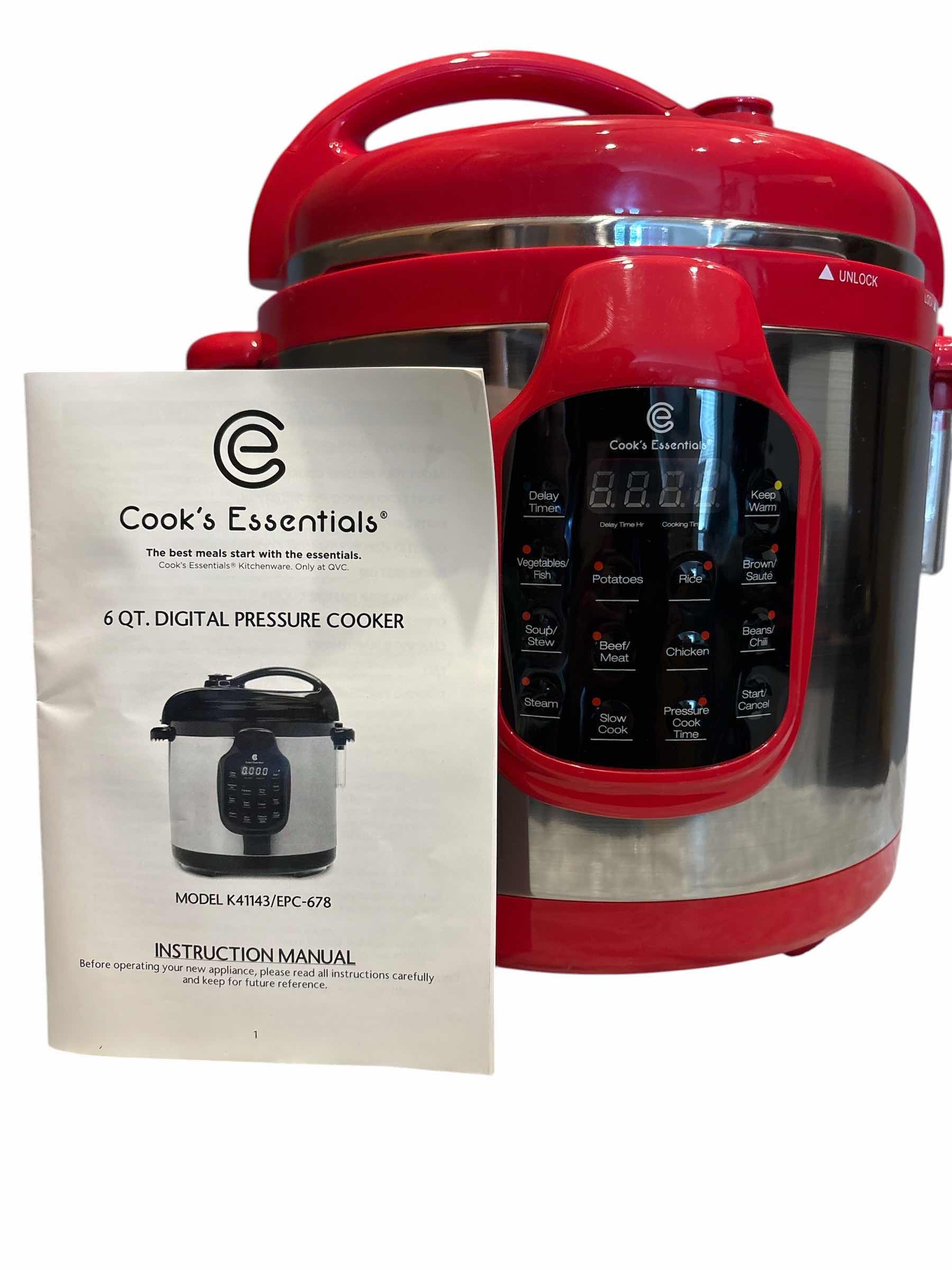 Photo 1 of COOKS ESSENTIAL PRESSURE COOKER 6 QT