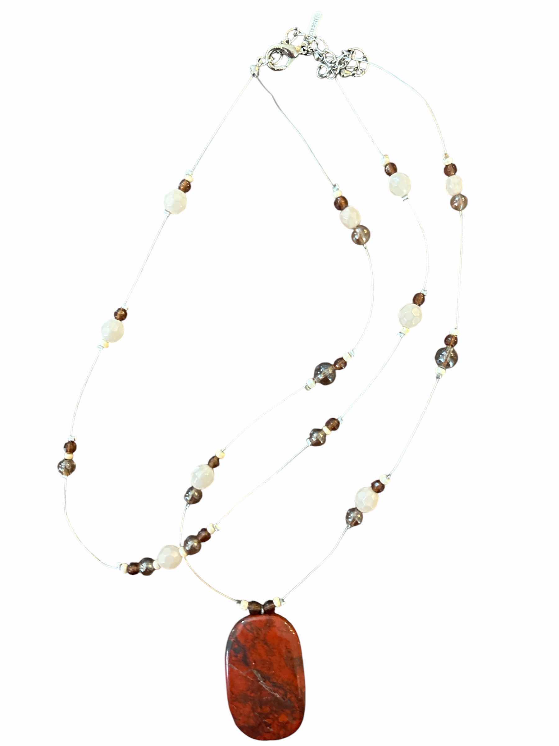 Photo 1 of BEADED & PENDANT STYLE BROWN TONE FASHION JEWELRY (3)PCS