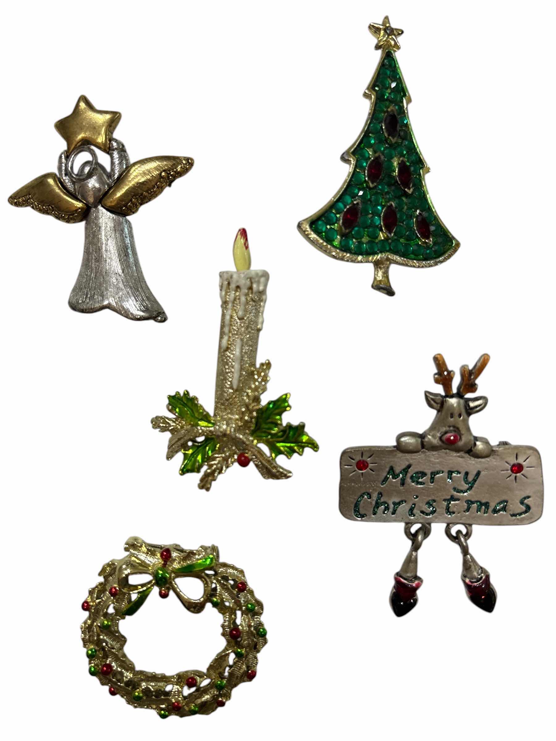 Photo 1 of CHRISTMAS DECORATIVE PINS (12)PCS