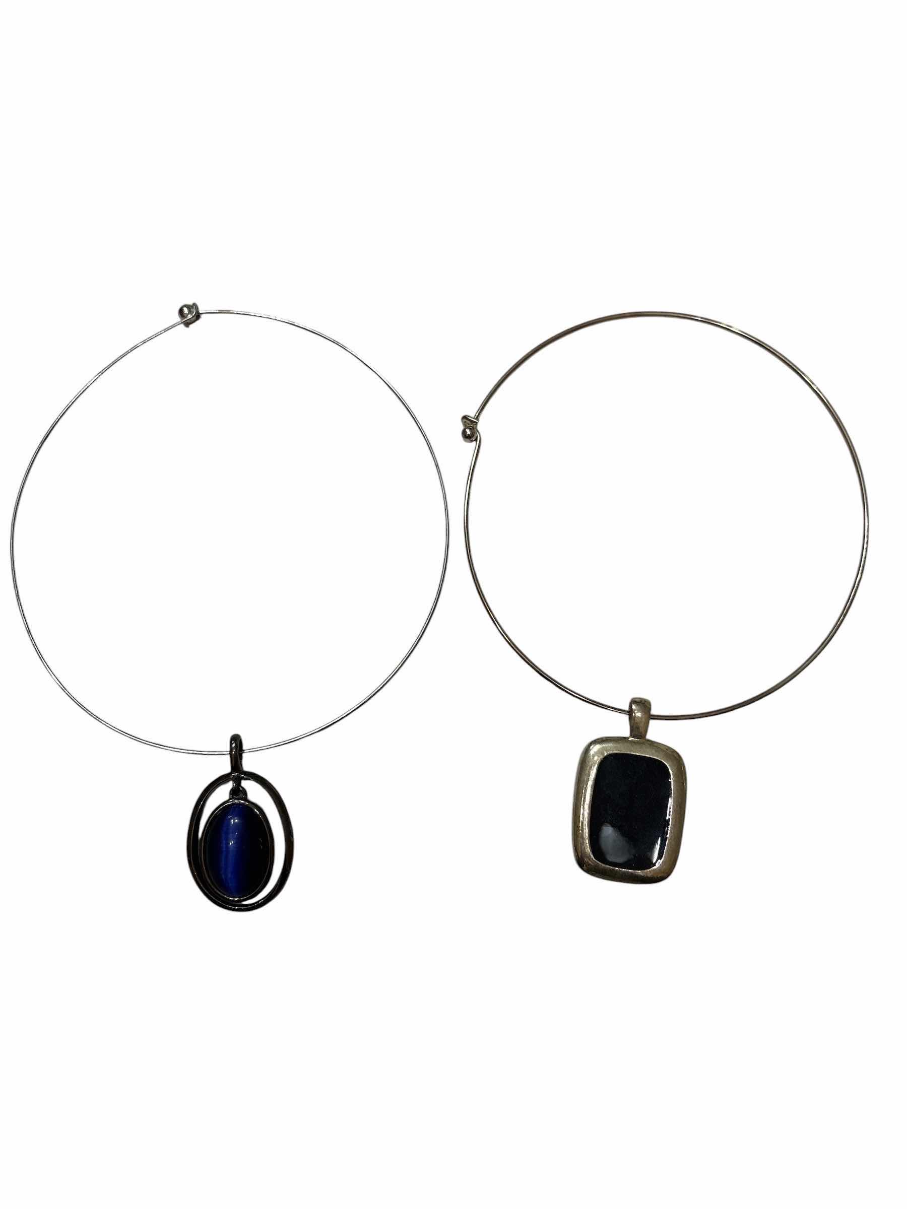 Photo 1 of BLUE & BLACK JEWELED FASHION COLLAR NECKLACE (3)PCS