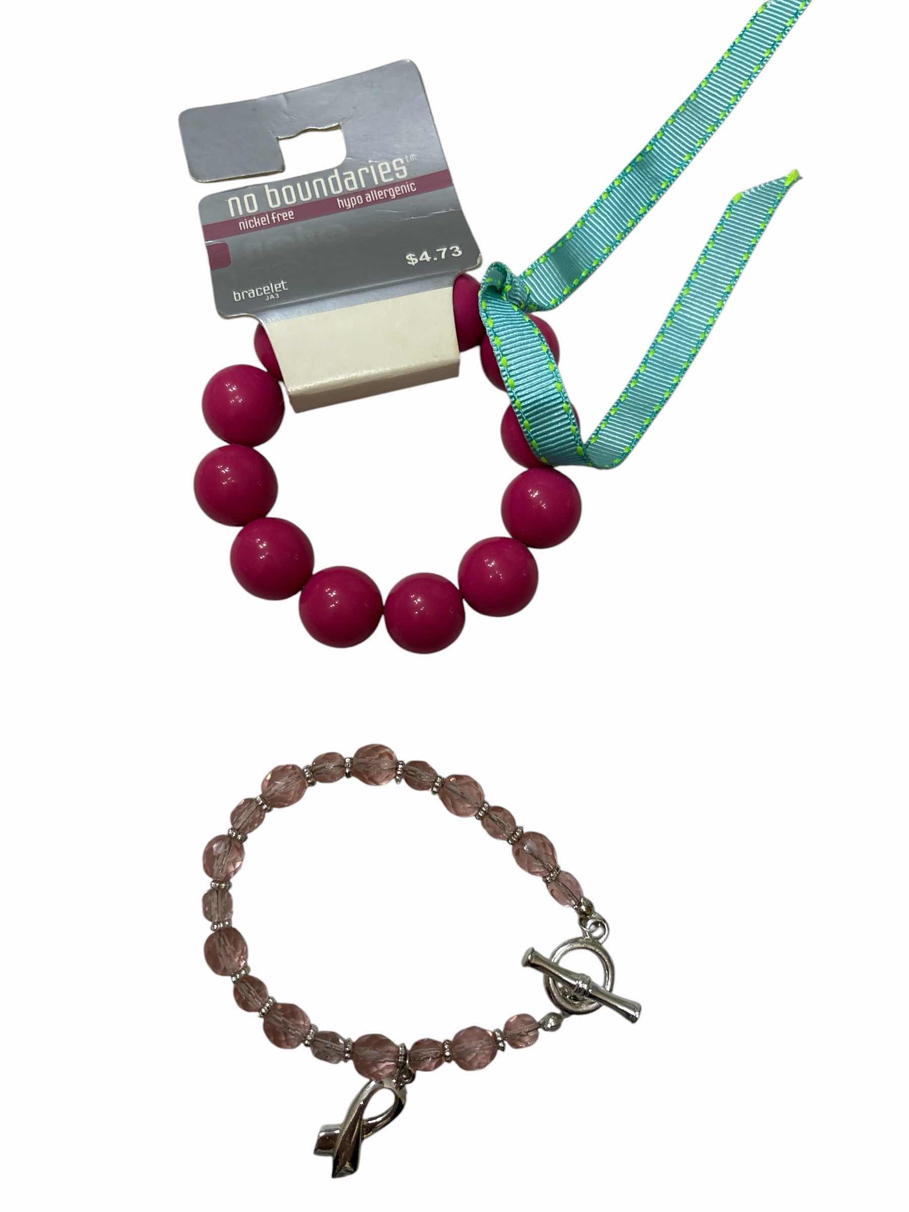 Photo 1 of BEADED STRETCH & BANGLE BRACELET FASHION JEWELRY (5)PCS