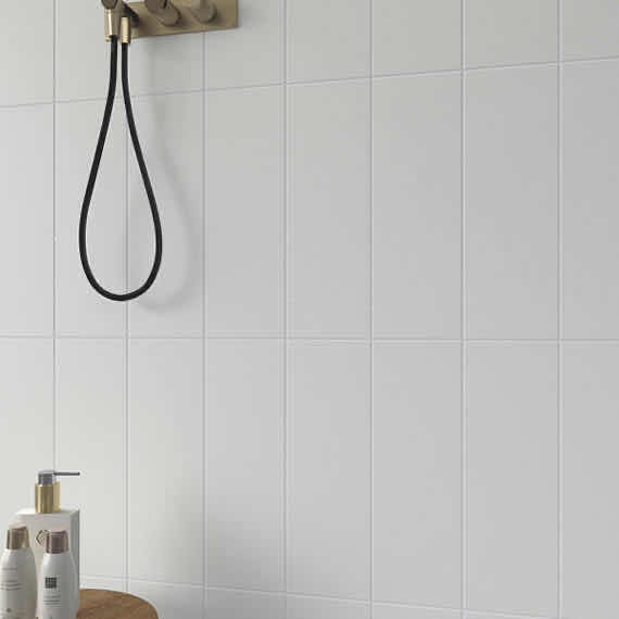 Photo 1 of DALTILE MATTE ARCTIC WHITE FINISH TILE 4” X 12” (10.64SQFT PER CASE/22 CASES) READ NOTES