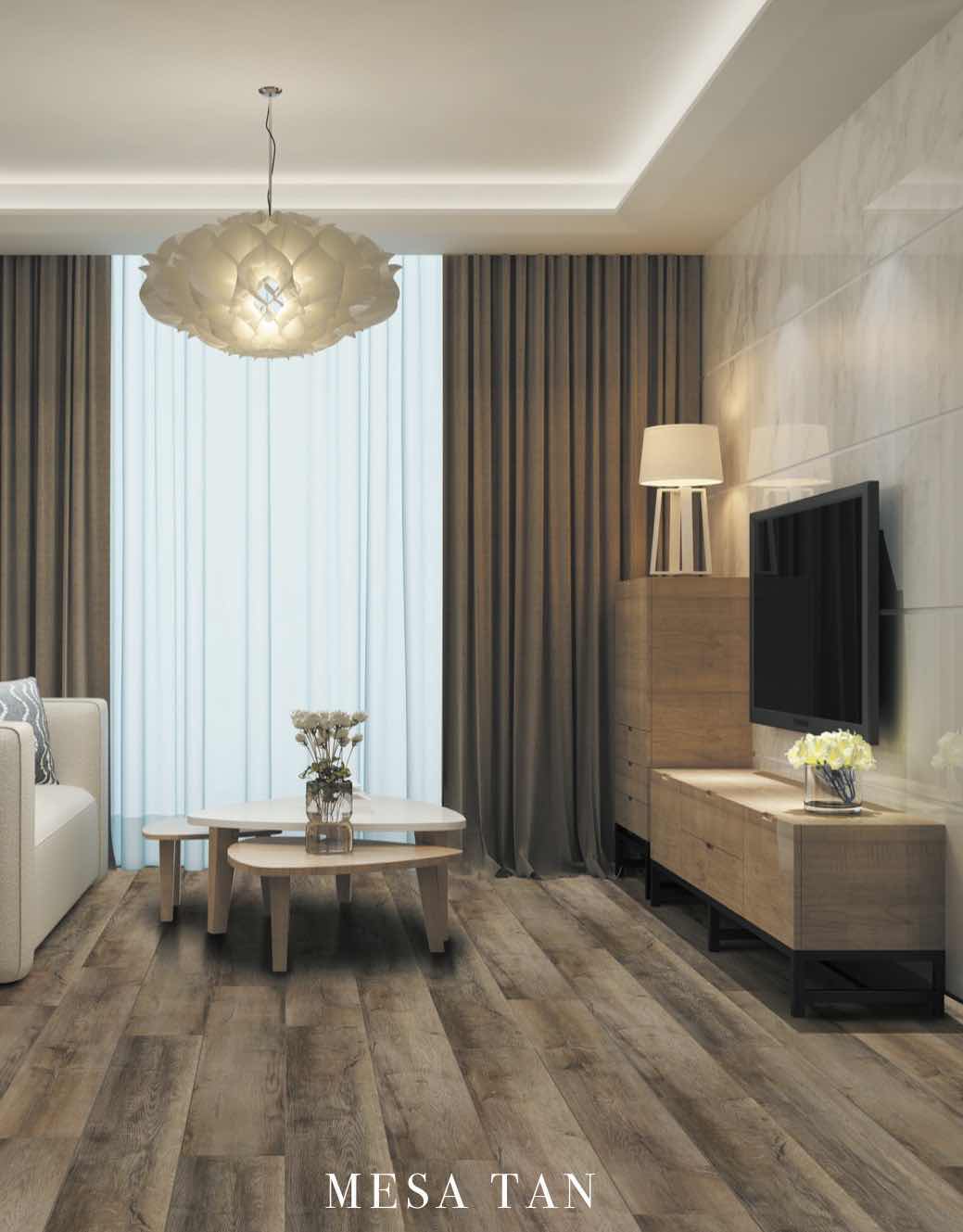 Photo 1 of MISSION COLLECTION MESA TAN FINISH GLUE DOWN PLANK VINYL TILE 7” X 48” X 20MIL (28.4SQFT PER CASE/35 CASES) READ NOTES $3966