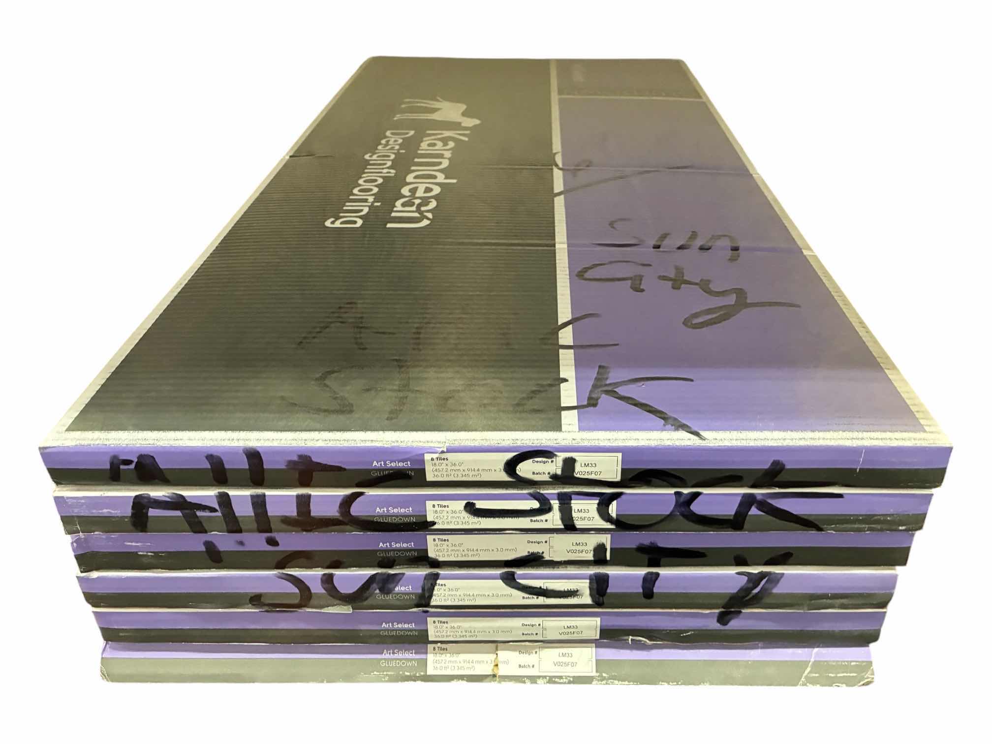 Photo 1 of KARNDEAN DESIGN ART SELECT CALACATTA D’ORO FINISH GLUE DOWN LUXURY VINYL TILE 18” X 36” (36SQFT PER CASE/6 CASES) READ NOTES