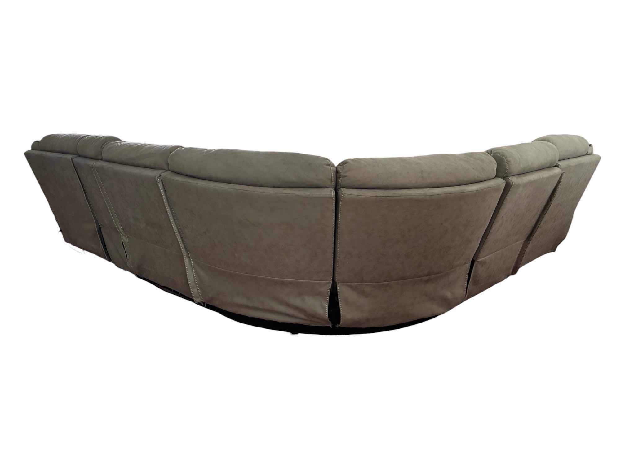 Photo 1 of COASTER FURNITURE HIGGINS COLLECTION POWER MOTION USB PORT GREY TWO TONE UPHOLSTERED 4PC SECTIONAL SOFA 128” X 116“ H38” (READ NOTES) $2974