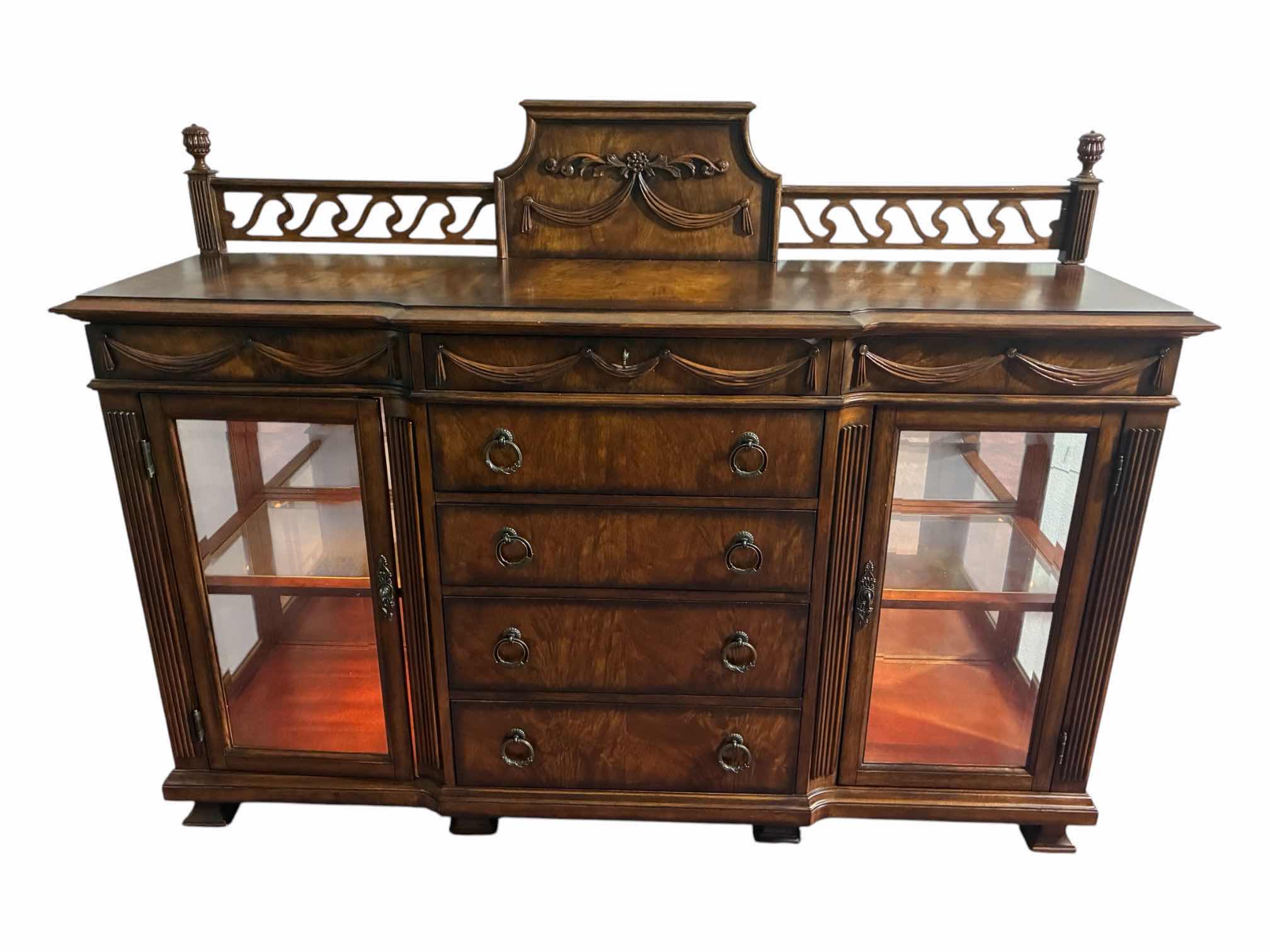 Photo 1 of MAGNUSSEN HOME BALTIMORE ESTATE BUFFET TABLE 68“ X 20“ H50.25“ (READ NOTES)