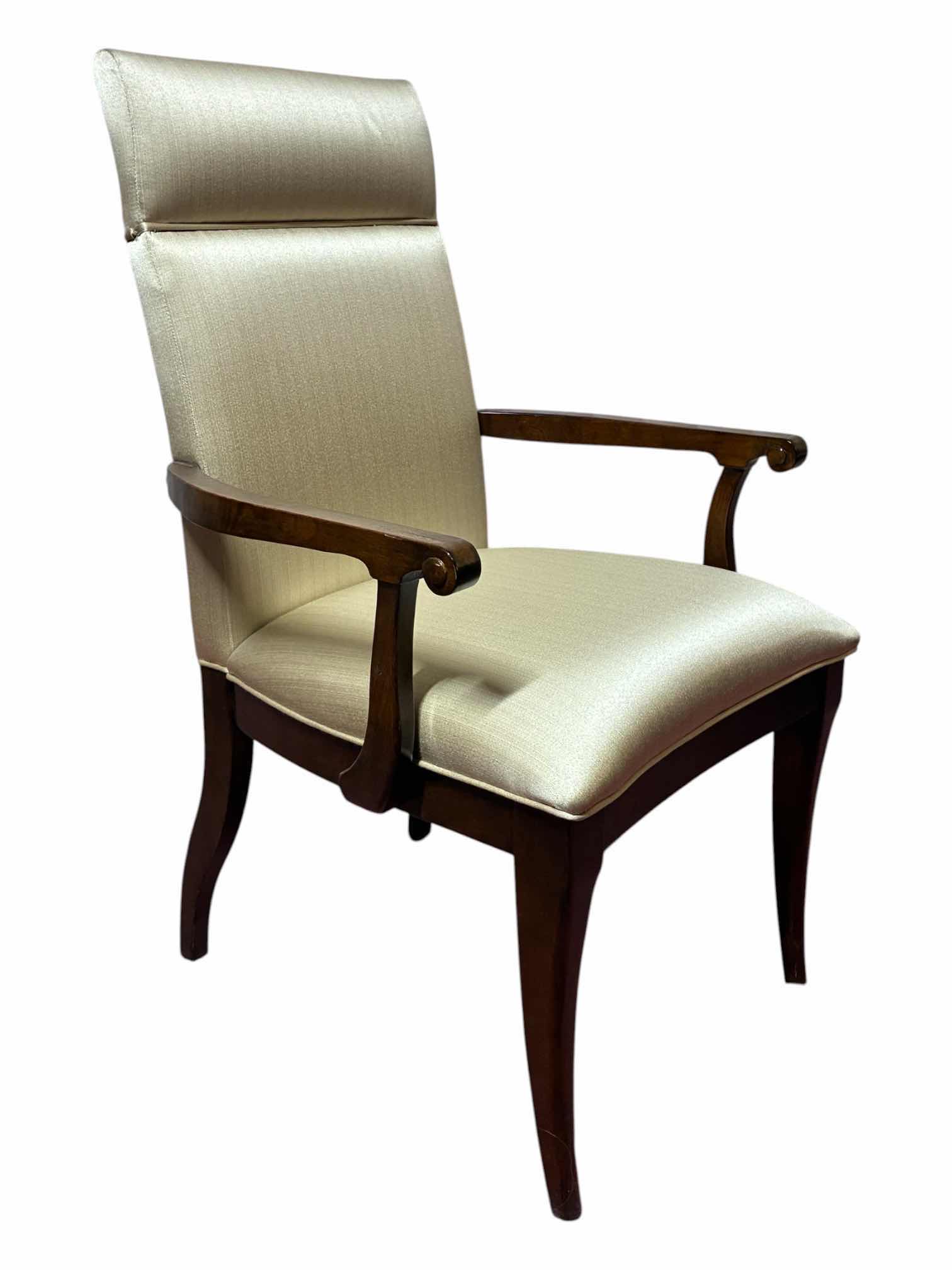 View 3 of WORLD MARKET LACQUER CRAFT HOLLYWOOD UPHOLSTERED ARMCHAIR 22” X 23” H38”