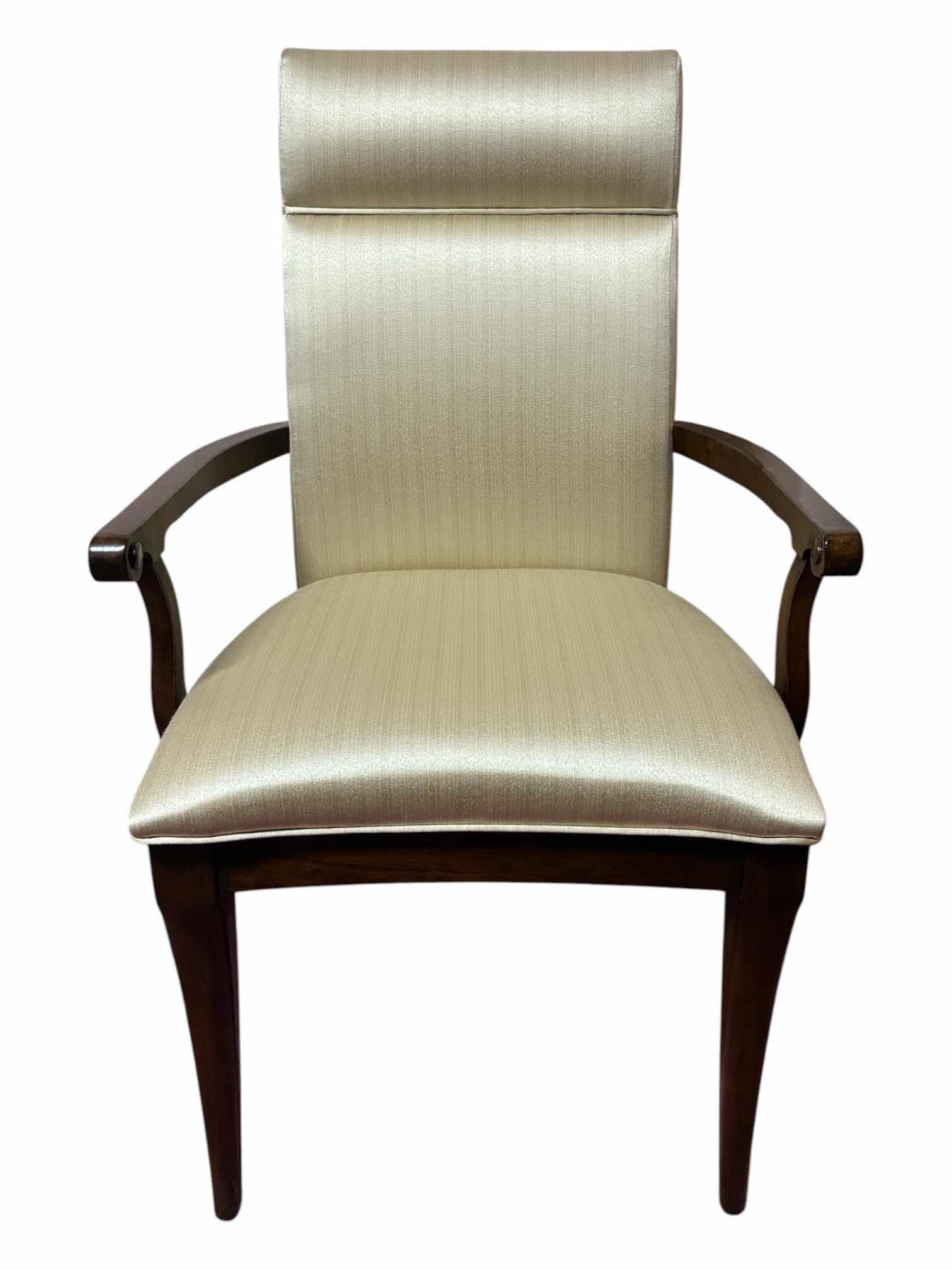 View 1 of WORLD MARKET LACQUER CRAFT HOLLYWOOD UPHOLSTERED ARMCHAIR 22” X 23” H38”
