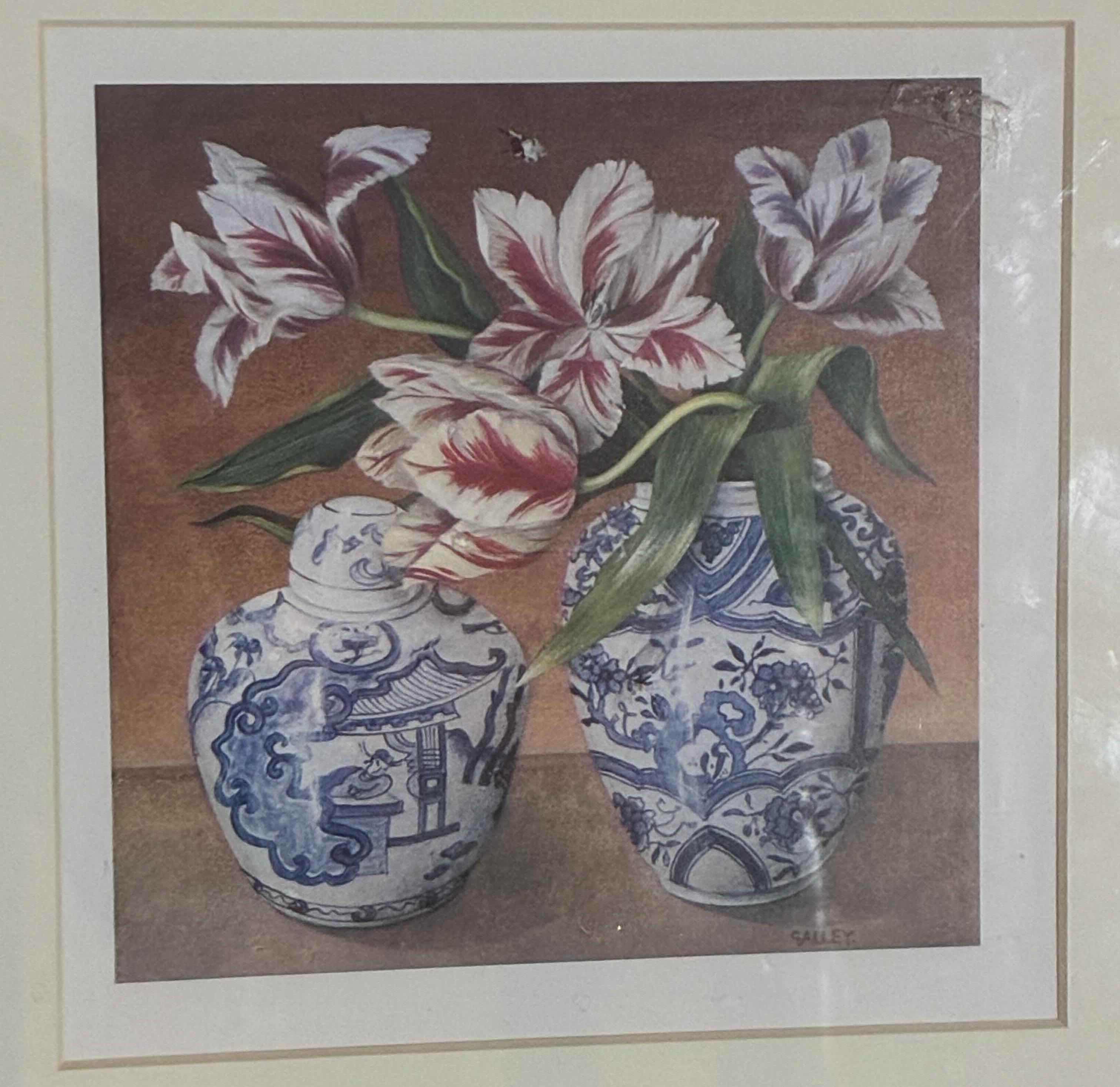 View 2 of TULIPS & TWO POTS BY JOYCE GALLEY ARTWORK 13.75“ X 13.75“
