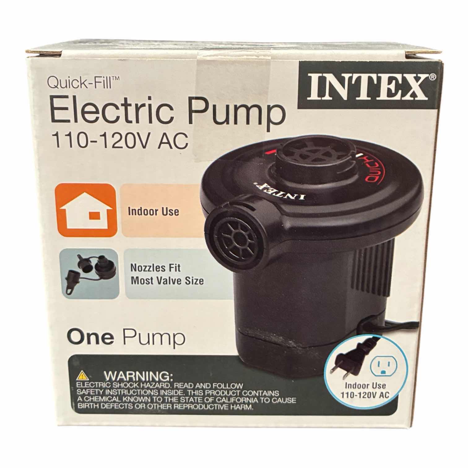 Photo 1 of INTEX QUICK FILL ELECTRIC PUMP