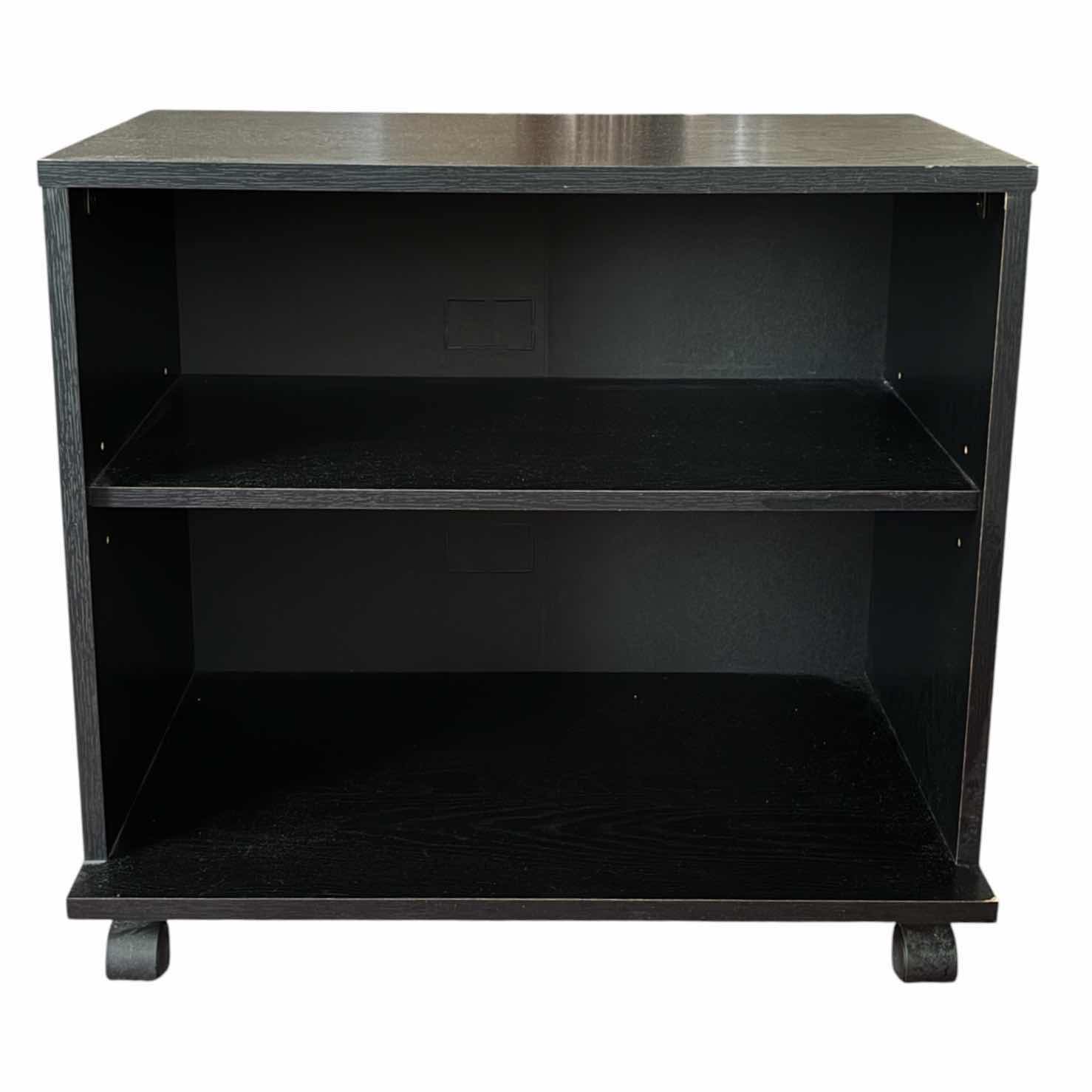 Photo 1 of MAINSTAYS BLACK TV/VCR ROLLING CART 23.5” X 14.5” H21”