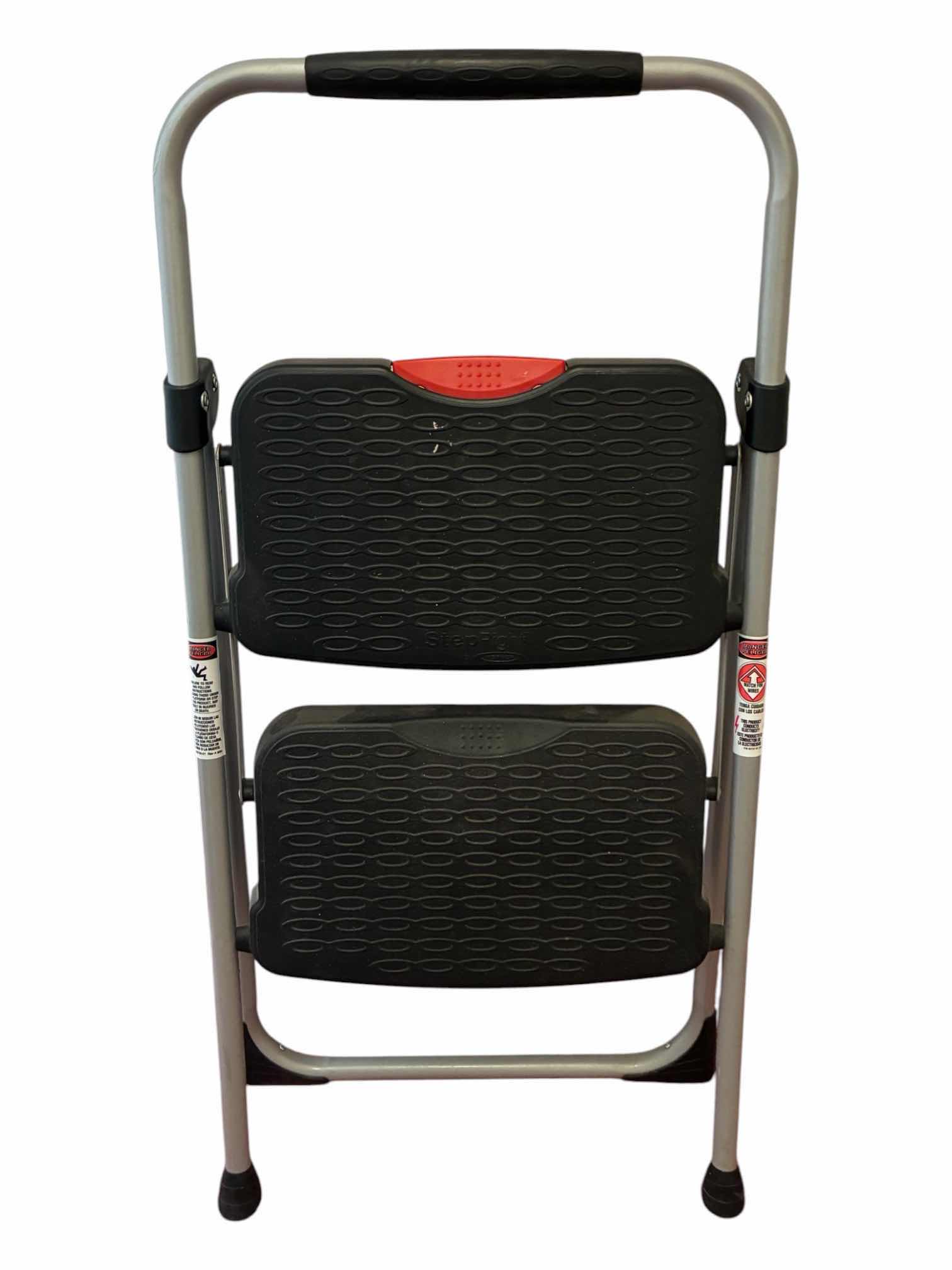 Photo 1 of WERNER STEP RIGHT FOLDING TWO STEP LADDER 18” X 20“ X 34“
