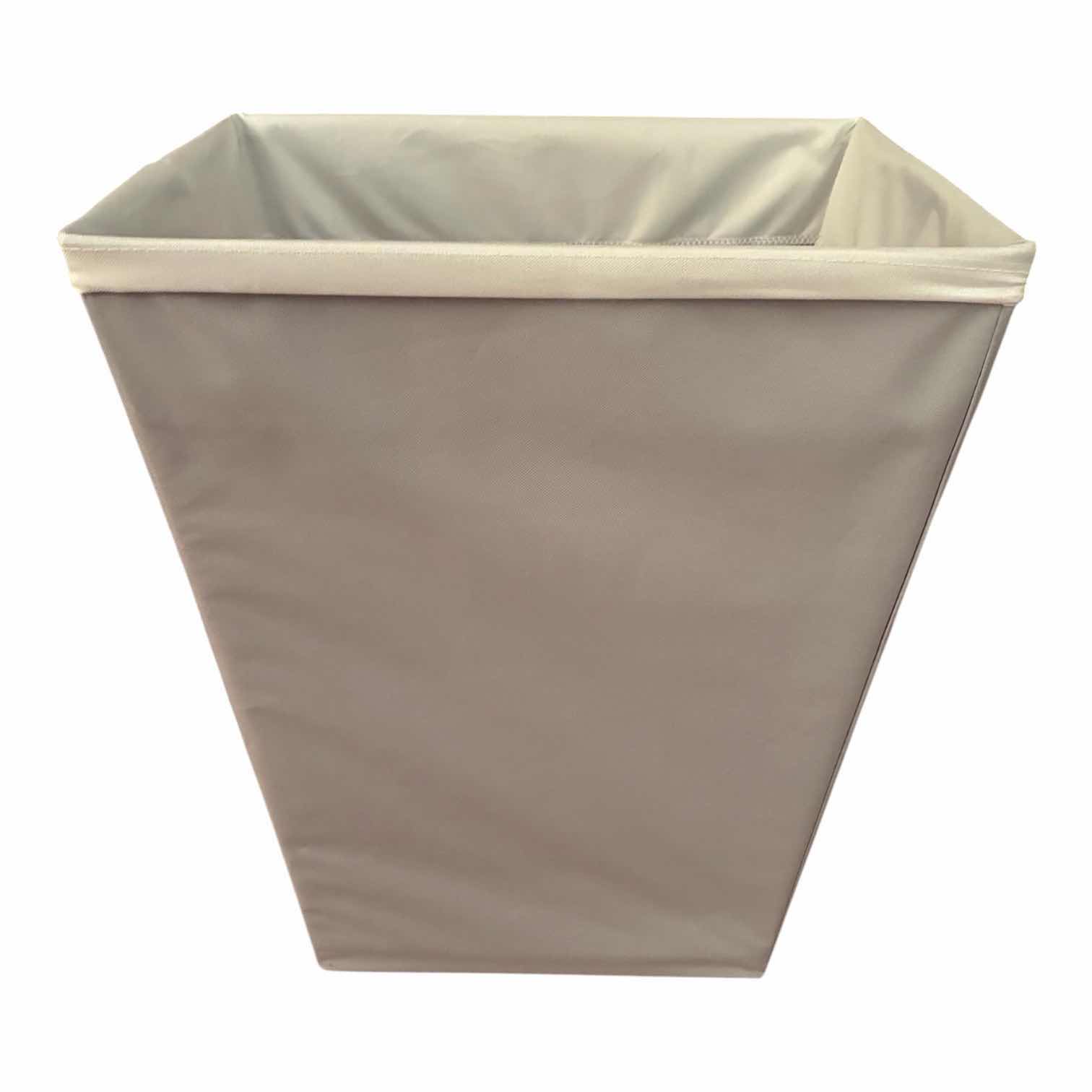 Photo 1 of MAINSTAYS REMOVABLE LINEN RECTANGLE GRAY FABRIC HAMPER