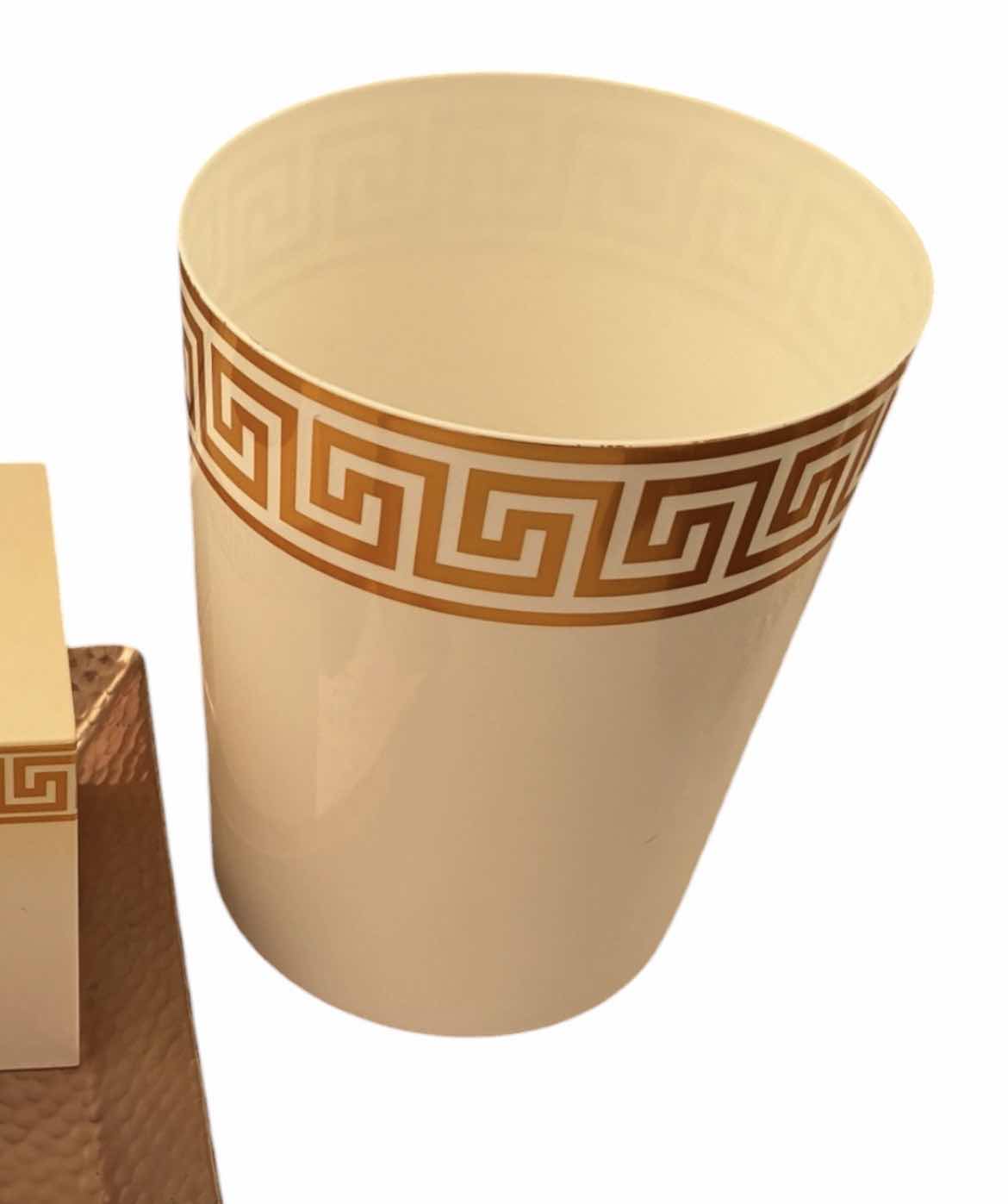 Photo 1 of GREEK STYLE GOLD/OFF-WHITE BATHROOM SET (5)
