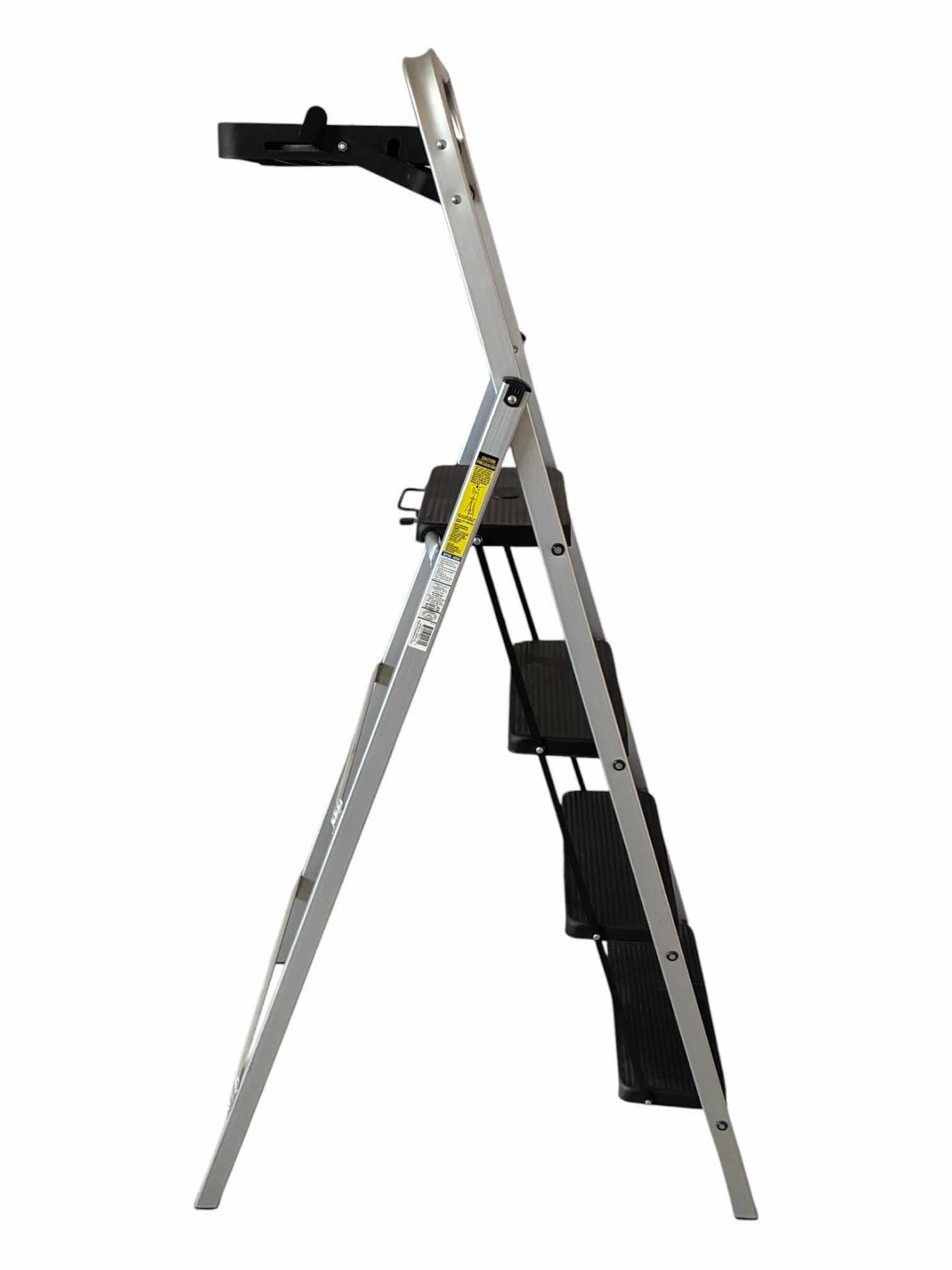 Photo 1 of FOLDING 4-STEP LADDER 17” X 34” H63”