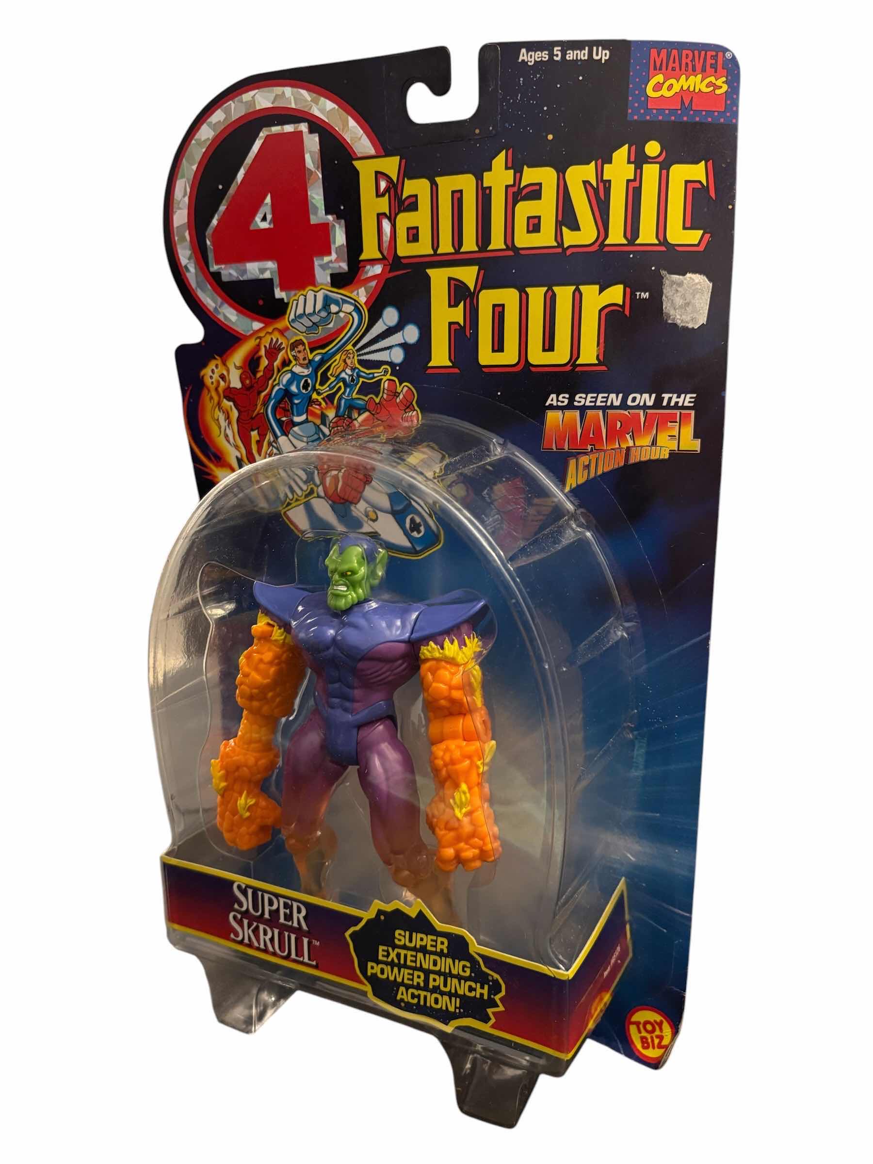 Photo 1 of 1995 TOY BIZ MARVEL COMICS FANTASTIC FOUR SUPER SKRULL ACTION FIGURE