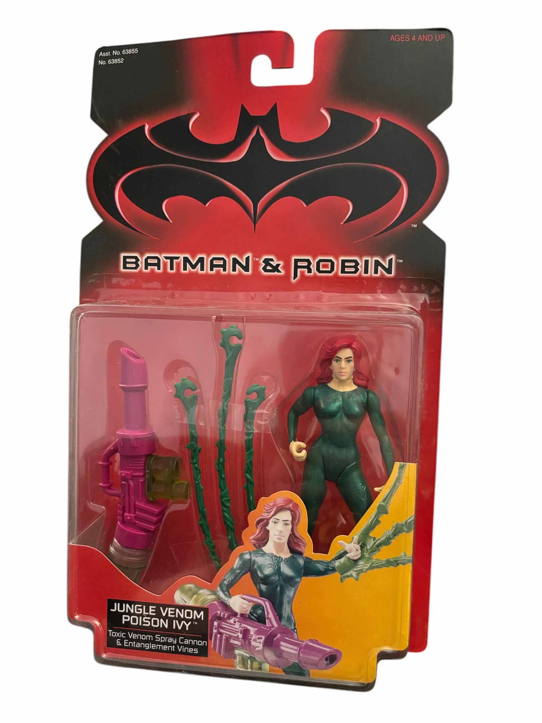 Photo 1 of 1997 HASBRO KENNER BATMAN & ROBIN JUNGLE VENOM POISON IVY ACTION FIGURE W TOXIC VENOM SPRAY CANNON & ENTANGLEMENT VINES