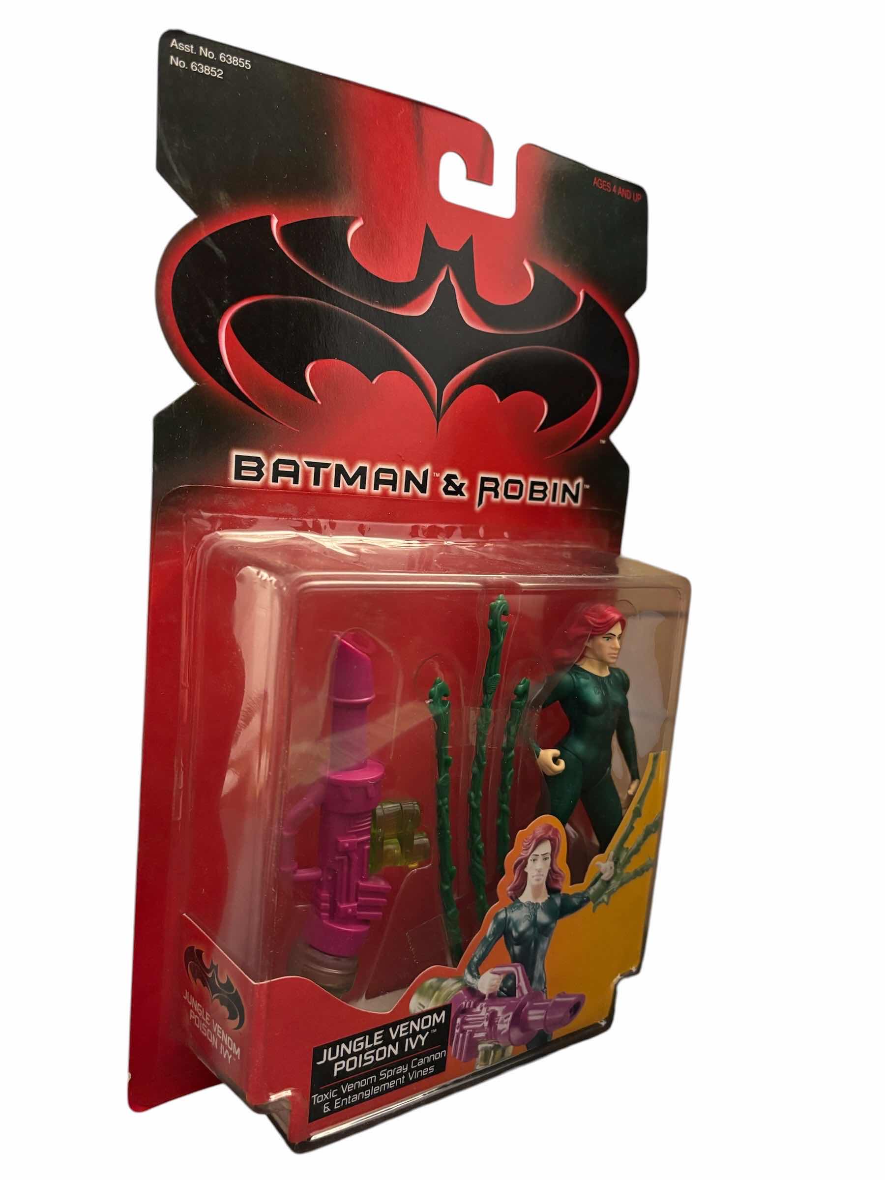 Photo 1 of 1997 HASBRO KENNER BATMAN & ROBIN JUNGLE VENOM POISON IVY ACTION FIGURE W TOXIC VENOM SPRAY CANNON & ENTANGLEMENT VINES