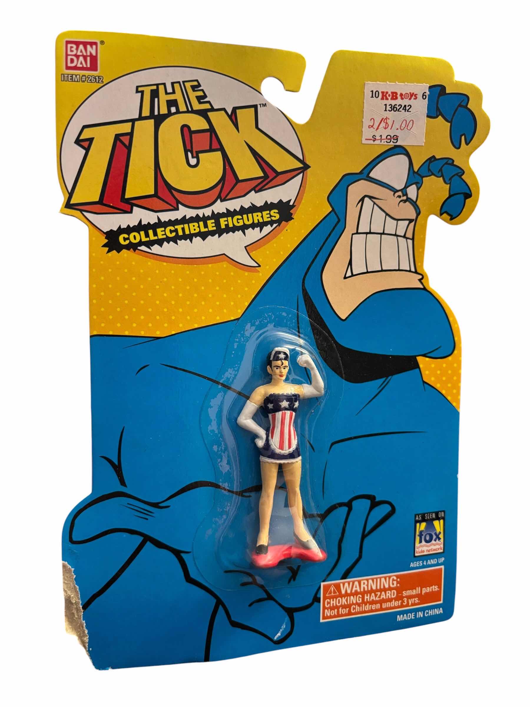 Photo 1 of 1994 BANDAI THE TICK COLLECTIBLE FIGURE, AMERICAN MAID
