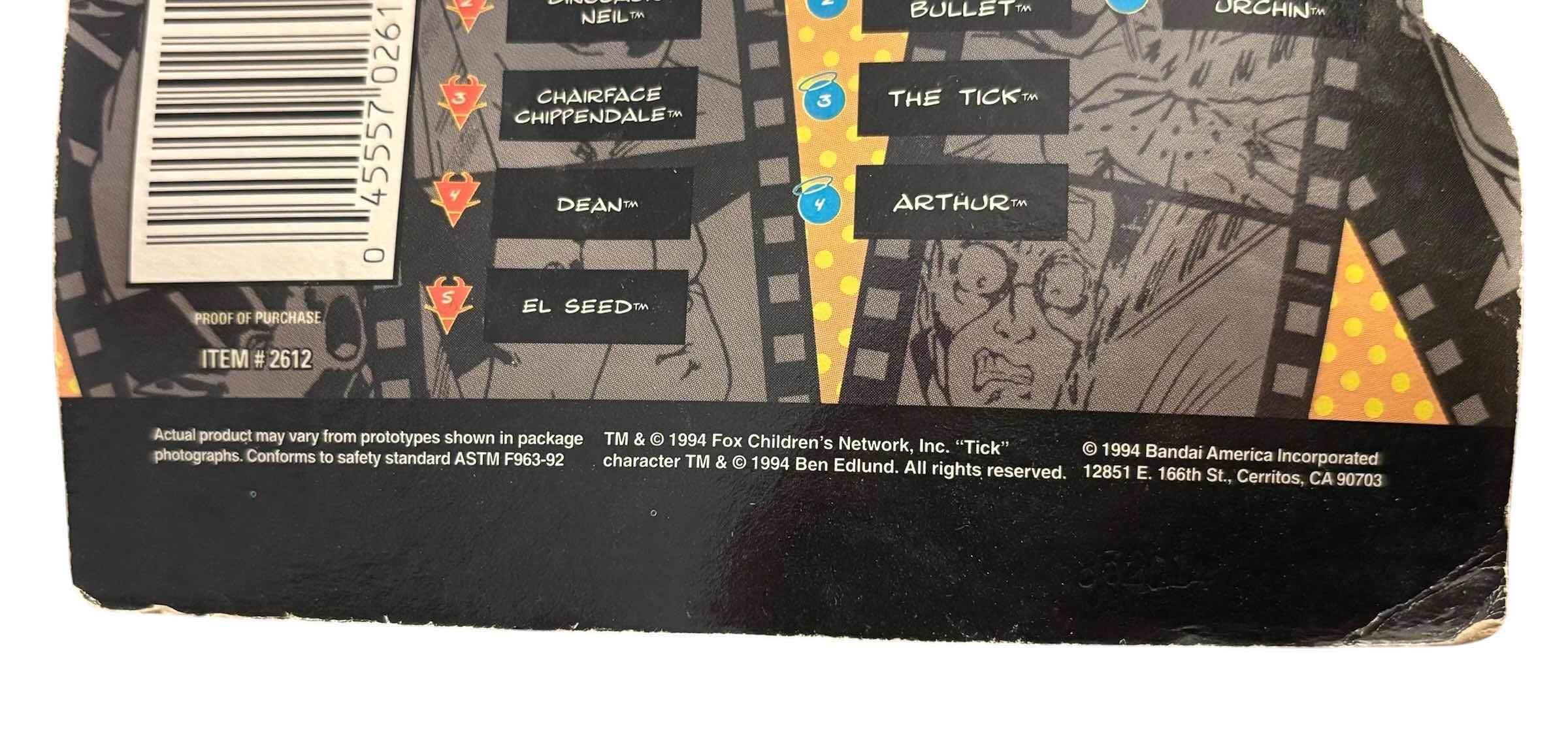 Photo 1 of 1994 BANDAI THE TICK COLLECTIBLE FIGURE, DEAN