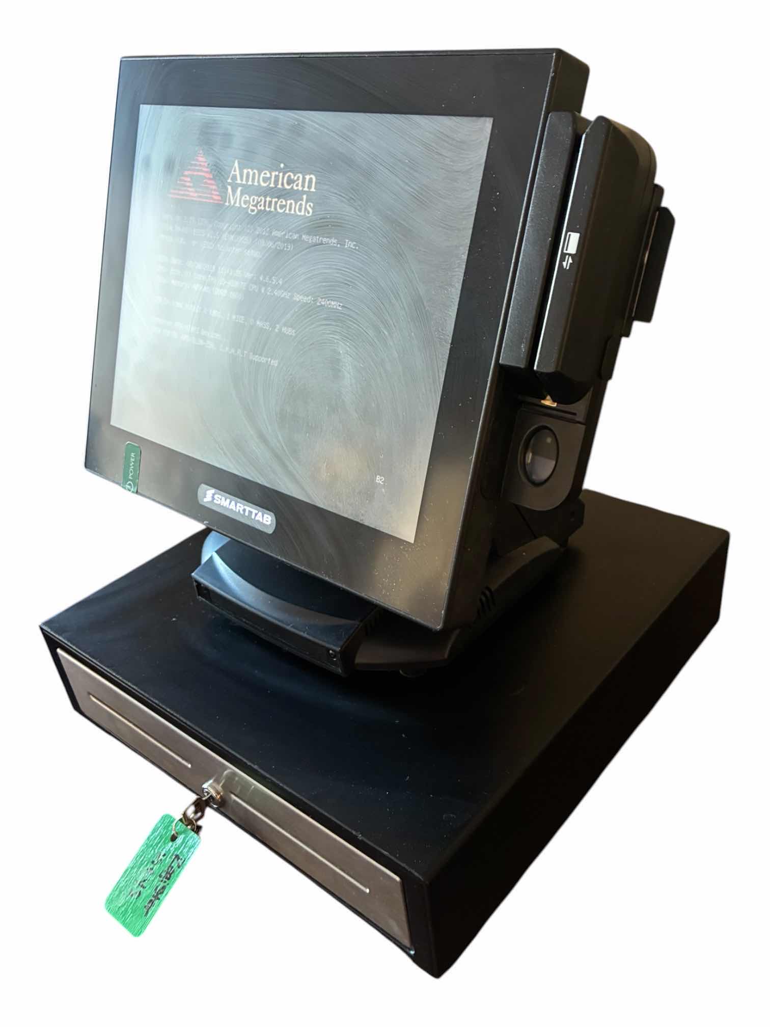 Photo 1 of PIONEER SMARTTAB 15” TOUCH SCREEN TERMINAL POS SYSTEM STEALTHTOUCH-M5 W CASH BOX