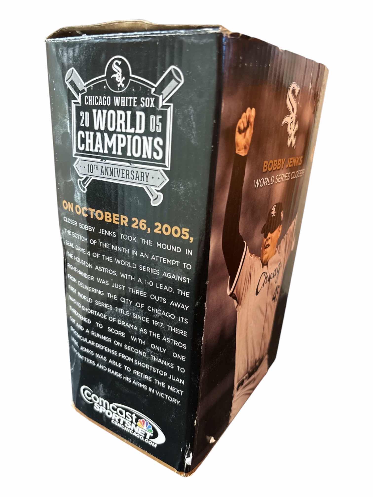 Photo 1 of COMCAST SPORTSNET WORLD SERIES MOMENT- BOBBY JENKS WORLD SERIES CLOSER 7” BOBBLEHEAD
