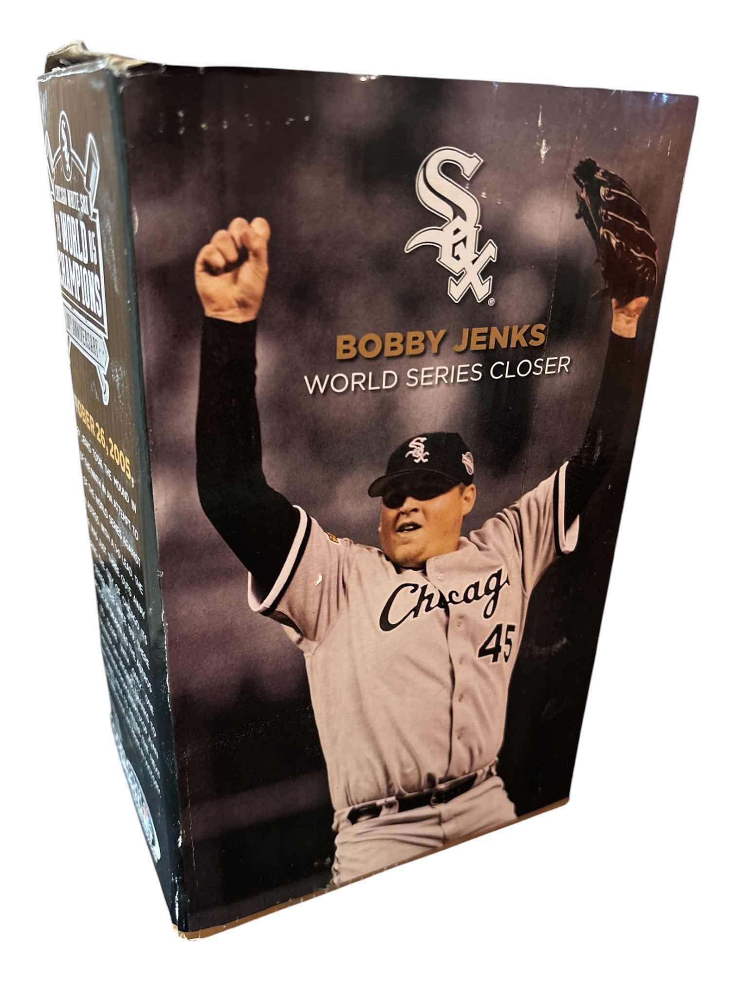 Photo 1 of COMCAST SPORTSNET WORLD SERIES MOMENT- BOBBY JENKS WORLD SERIES CLOSER 7” BOBBLEHEAD