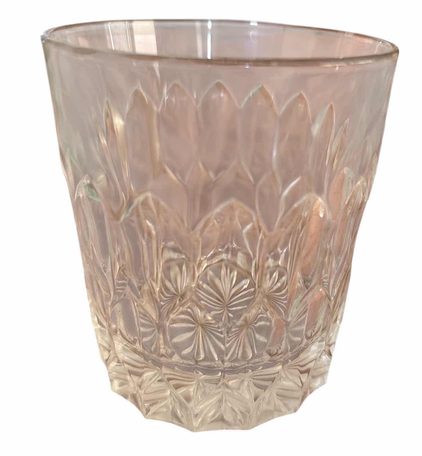 View 2 of (5)PCS CRYSTAL OLD FASHIONED WHISKEY TUMBLERS H4”