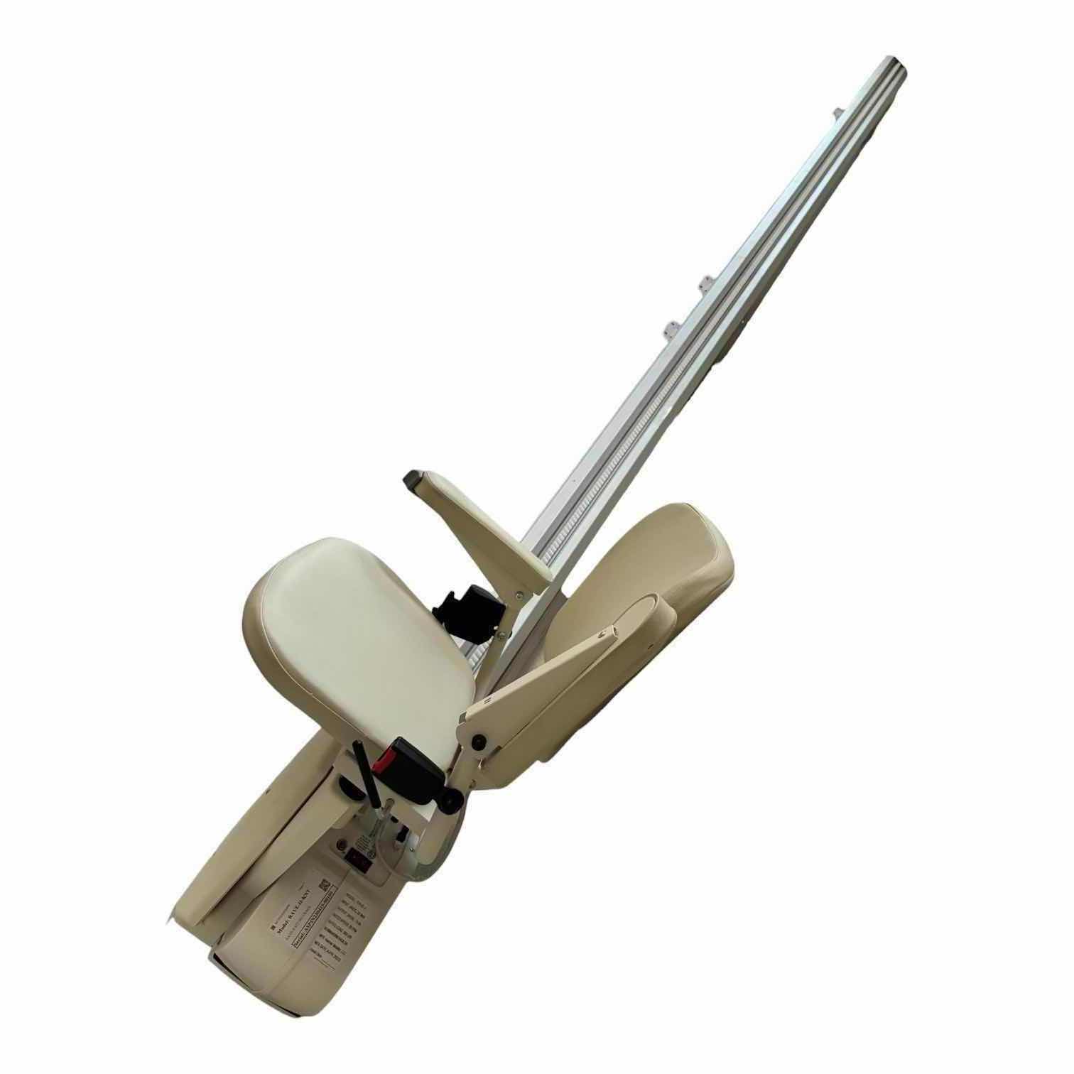 Photo 1 of AMERIGLIDE RAVE-2 STAIR LIFT W 2 REMOTES, MANUAL, HARDWARE KIT. RAVE-II-KNT 175“ X 11.5“ H42“ $3274