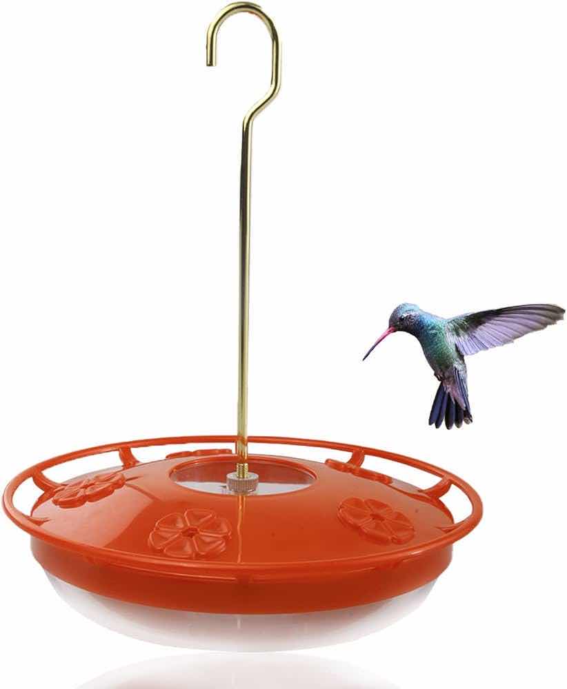 Photo 1 of CASE OF 20 HOME-X HUMMINGBIRD FEEDERS FOR OUTDOOR HANGING BIRD FEEDER WITH 4 FEEDING PORTS HEAVY-DUTY PLASTIC HUMMINGBIRD FEEDER WITH ALLOY STEEL HANGING ROD