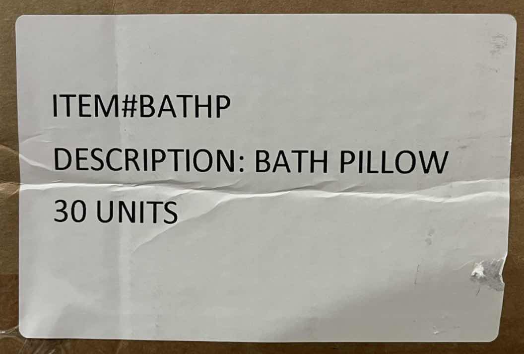 Photo 1 of CASE OF 30 ZEN ZONE LUXURY BATH/SPA PILLOWS