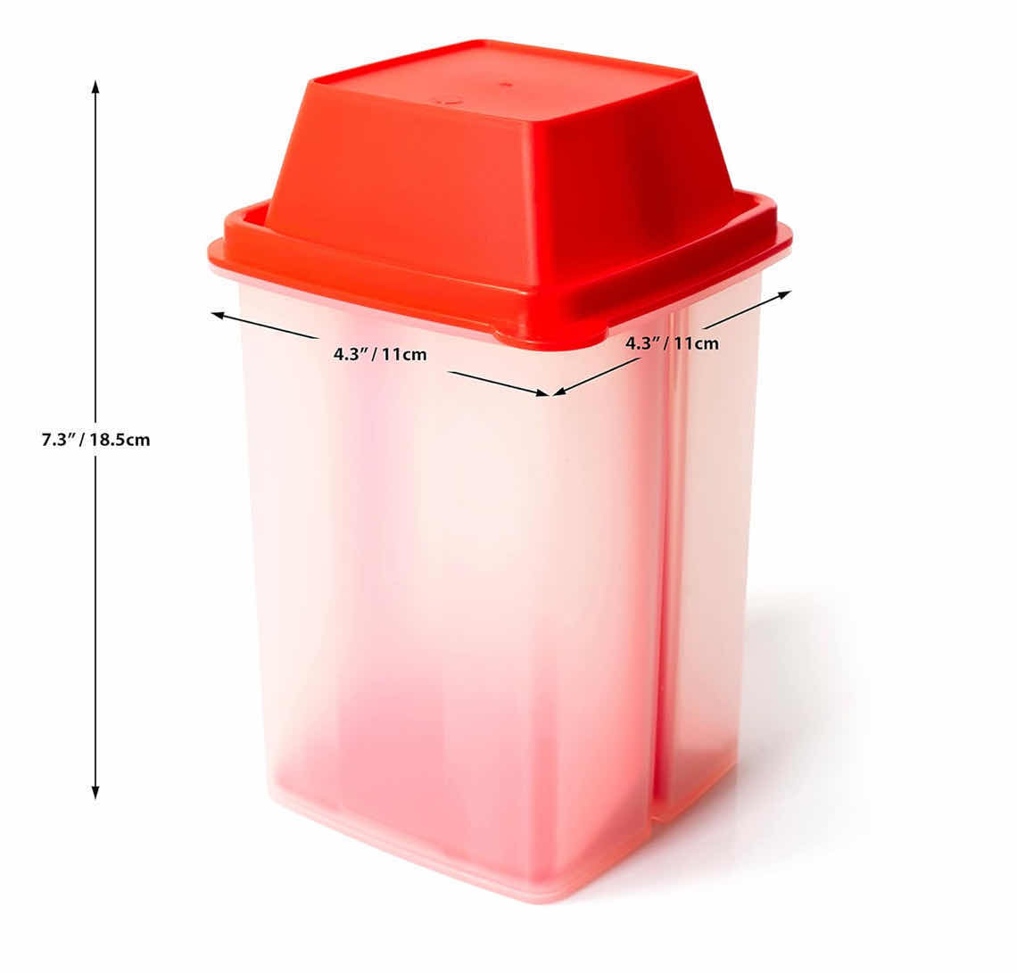 Photo 1 of CASE OF 32 HOME-X PICKLE STORE AND DRAIN CONTAINER RED