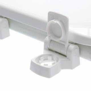 Photo 1 of BEMIS RICHFIELD 16.5” ROUND ENAMELED WOOD TOILET SEAT, WHITE 7M521EC 000