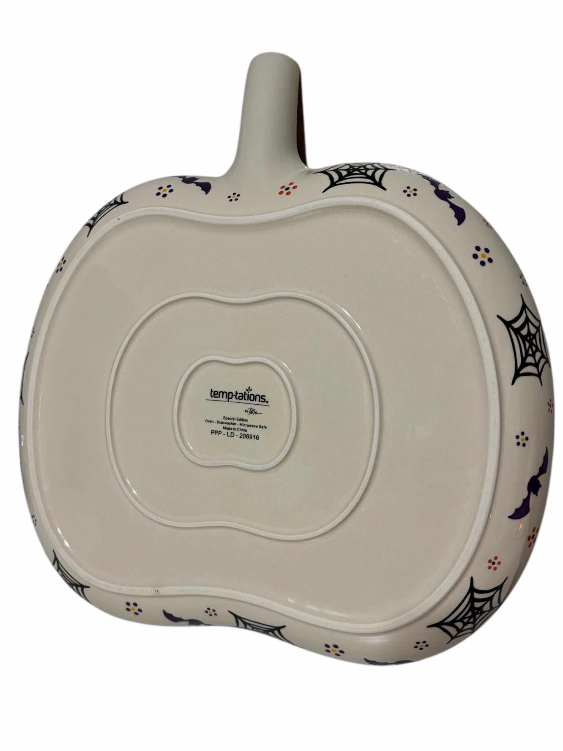 Photo 1 of TEMP-TATIONS OVENWARE SPECIAL EDITION 14” CERAMIC HALLOWEEN SERVING DISH W SPREADER
