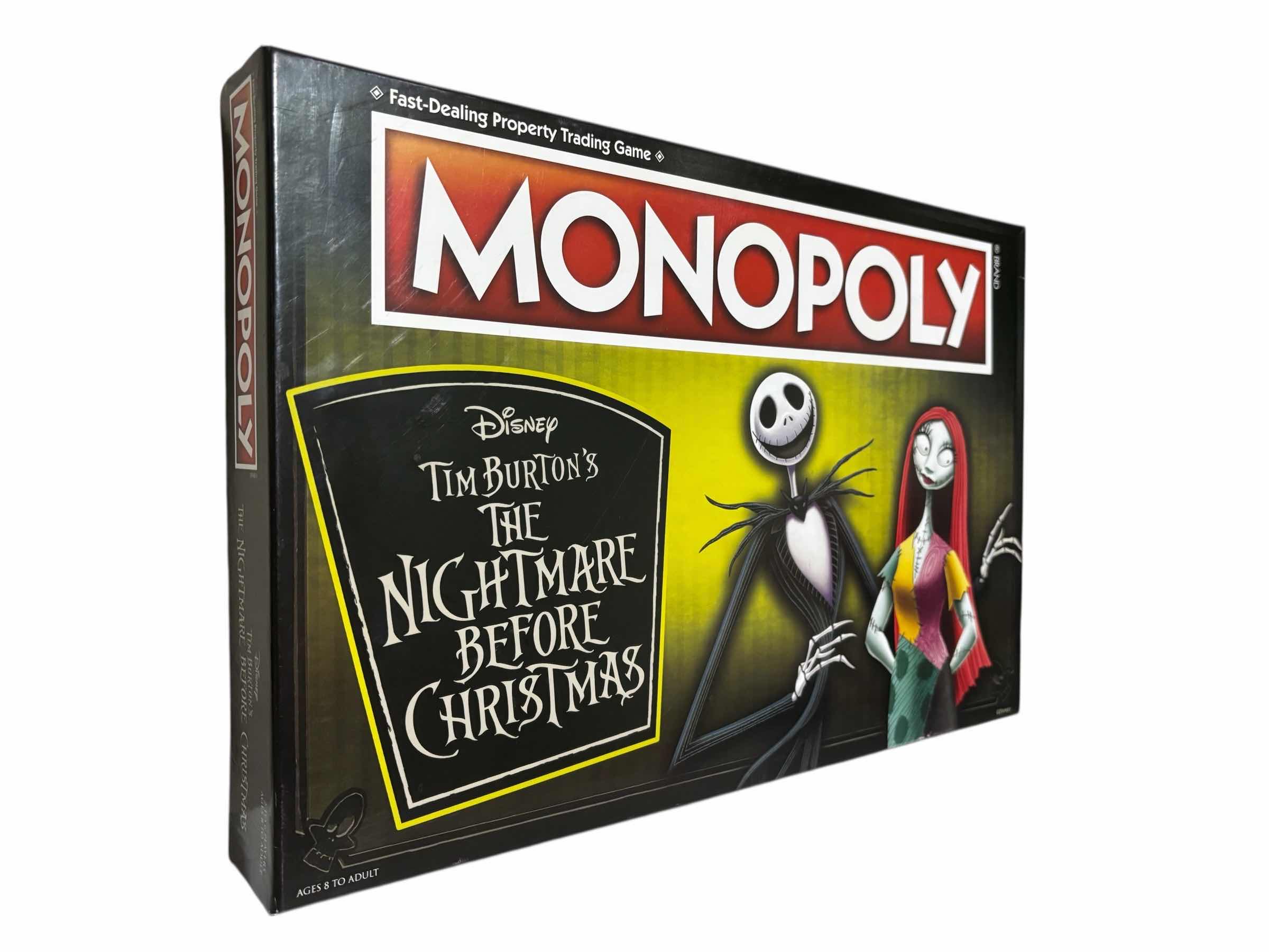 Photo 1 of THE NIGHTMARE BEFORE CHRISTMAS MONOPOLY BOARD GAME