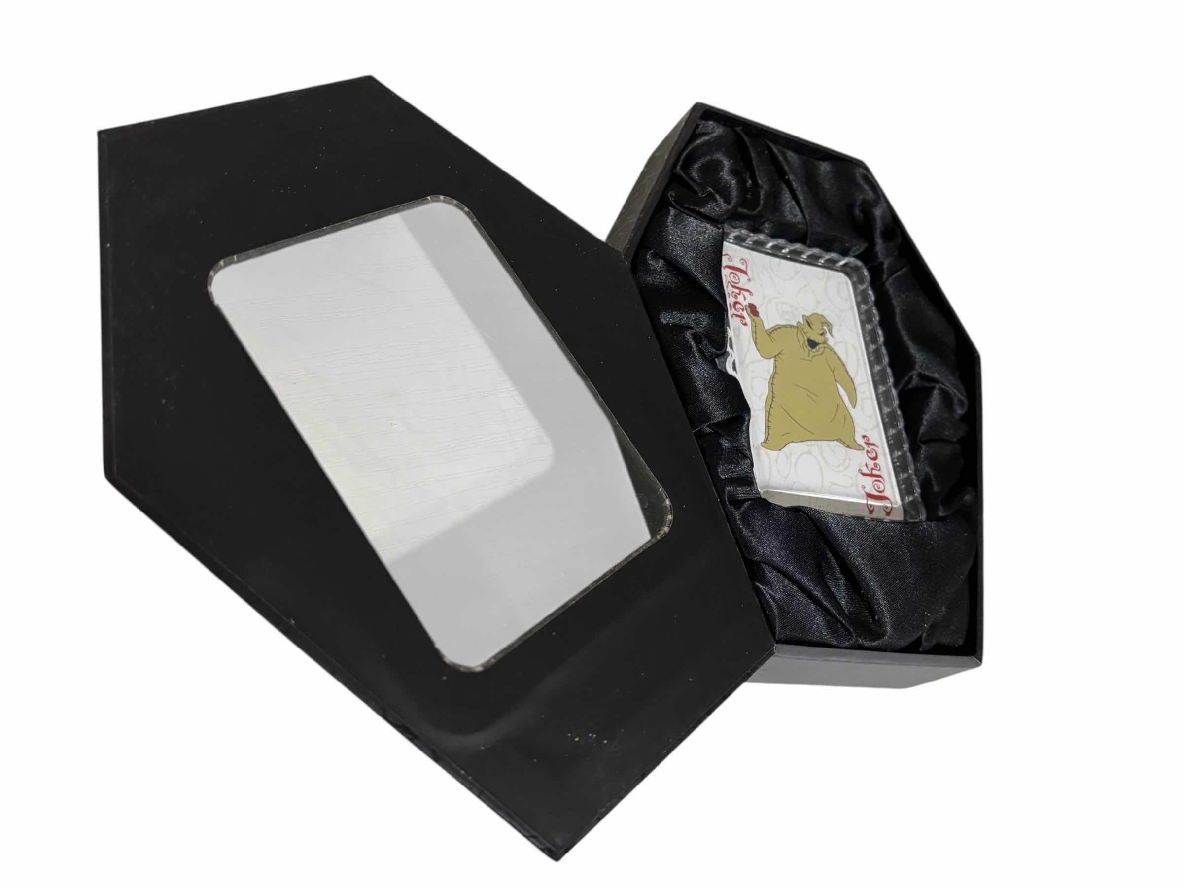 Photo 1 of TIM BURTON’S THE NIGHTMARE BEFORE CHRISTMAS DECK OF 52 PLAYING CARDS IN COFFIN STYLE BOX