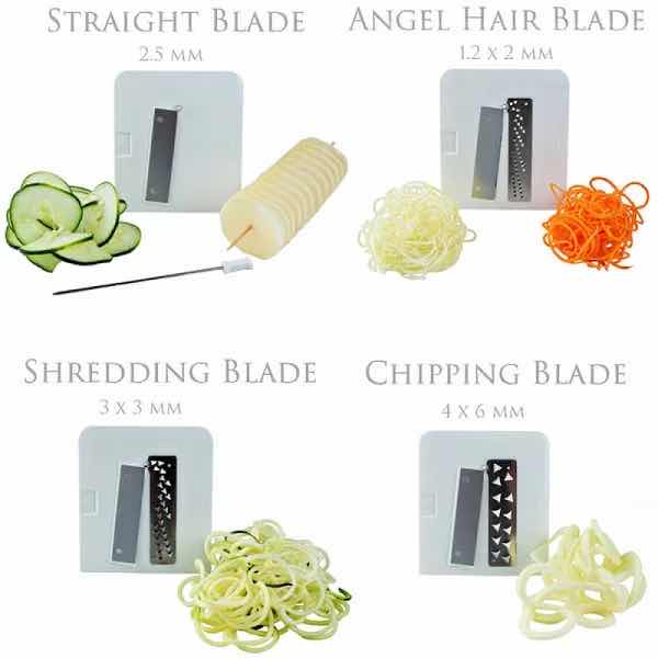 Photo 1 of PADERNO WORLD CUISINE 4-BLADE SPIRALIZER A4982800