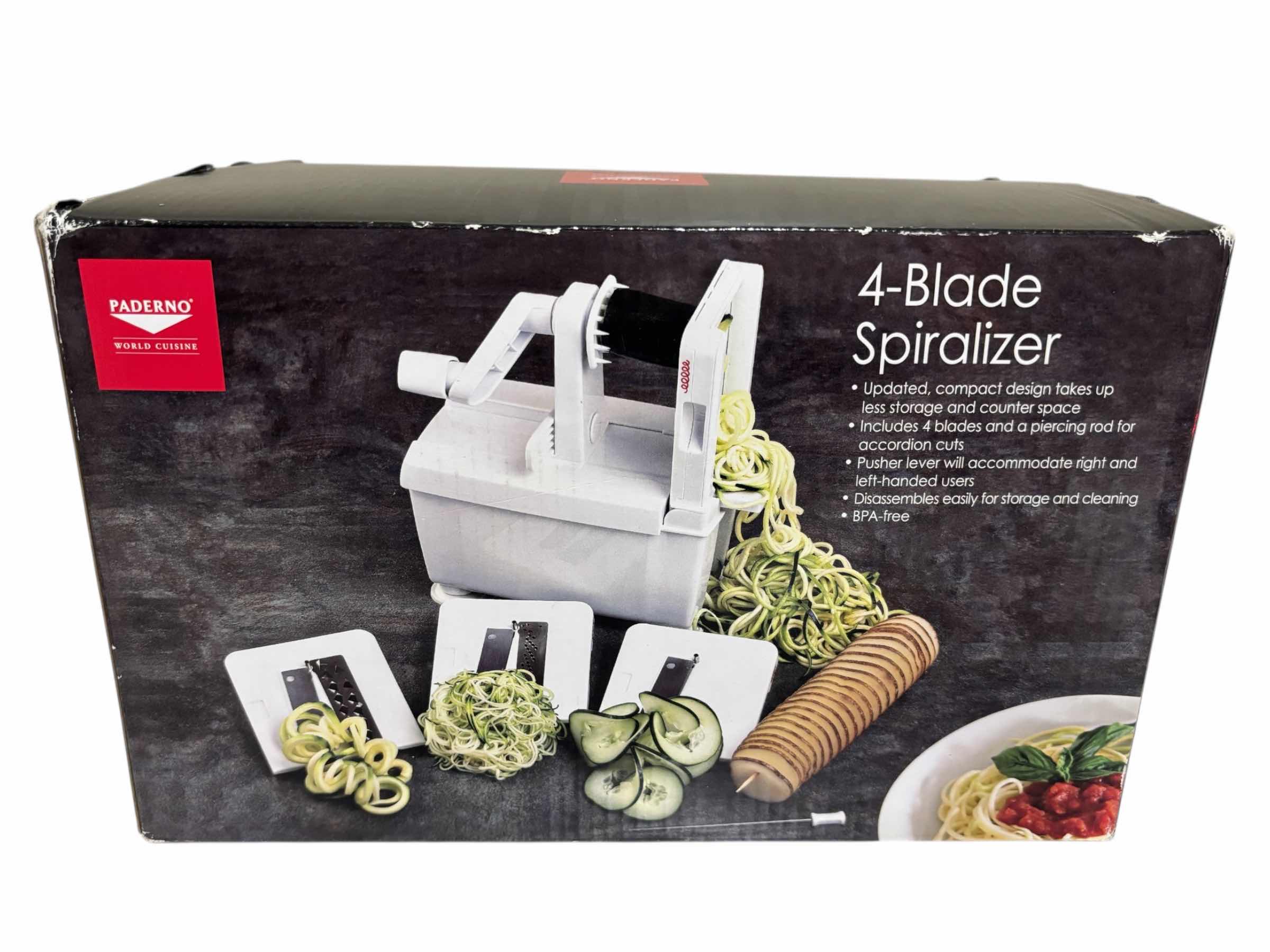 Photo 1 of PADERNO WORLD CUISINE 4-BLADE SPIRALIZER A4982800