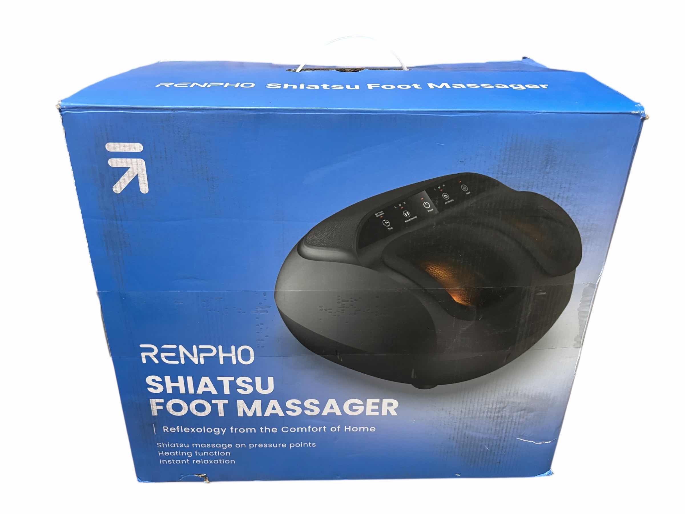 Photo 1 of $200 RENPHO SHIATSU FOOT MASSAGER, BLACK RF-FM059
