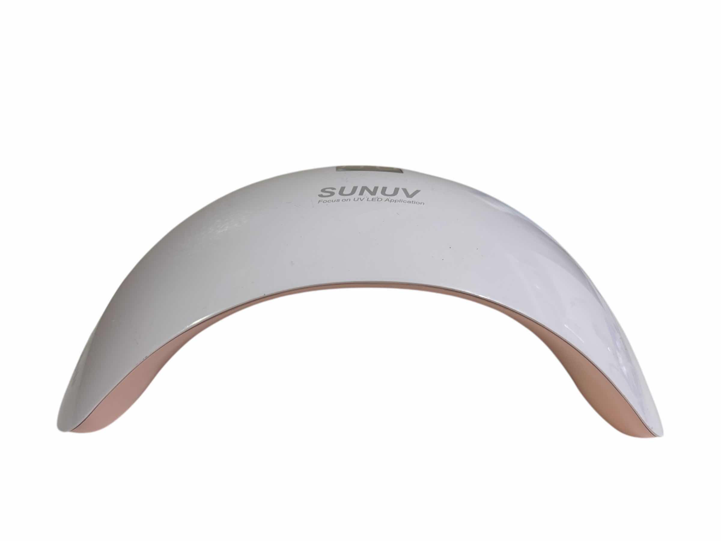 Photo 1 of SUNUV UV LED SMART NAIL LAMP 2.0 NAIL DRYER FOR GEL POLISH W TIMERS, AUTOMATIC SENSOR & LCD DISPLAY W CHARGER CORD $35