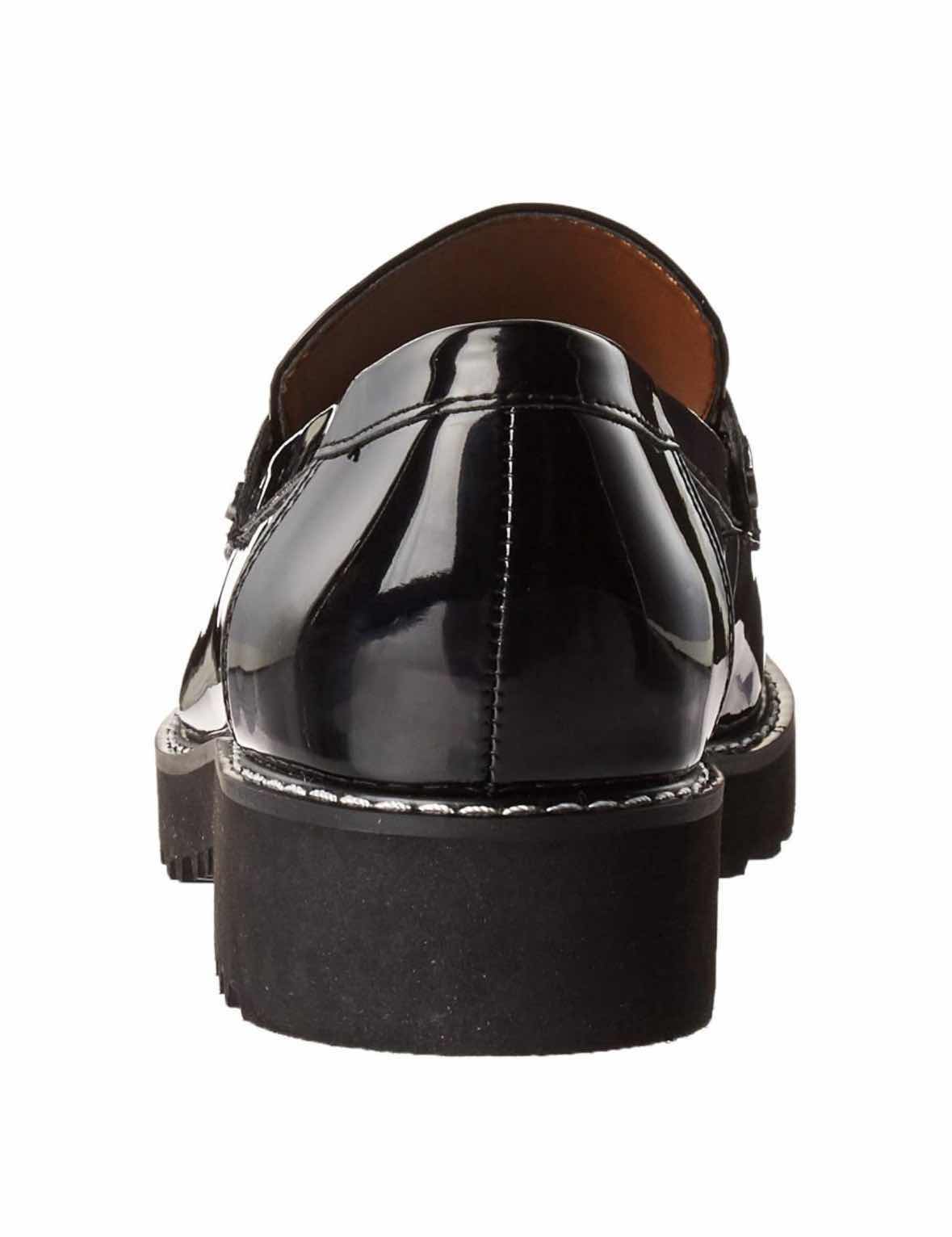 Photo 1 of FRANCO SARTO WOMENS CASSANDRA LOAFER, BLACK PATENT LEATHER SIZE 8.5M $100