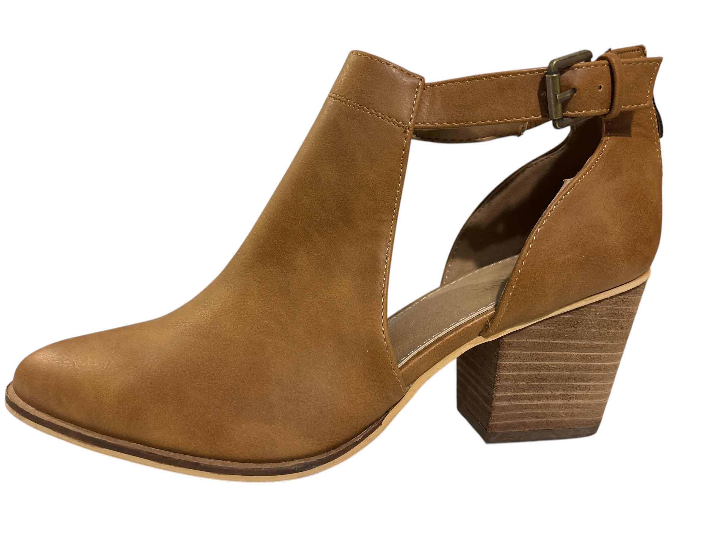 Photo 1 of CATHERINE MALANDRINO FIMBY ANKLE BOOTIE, BROWN WOMENS SIZE 8.5