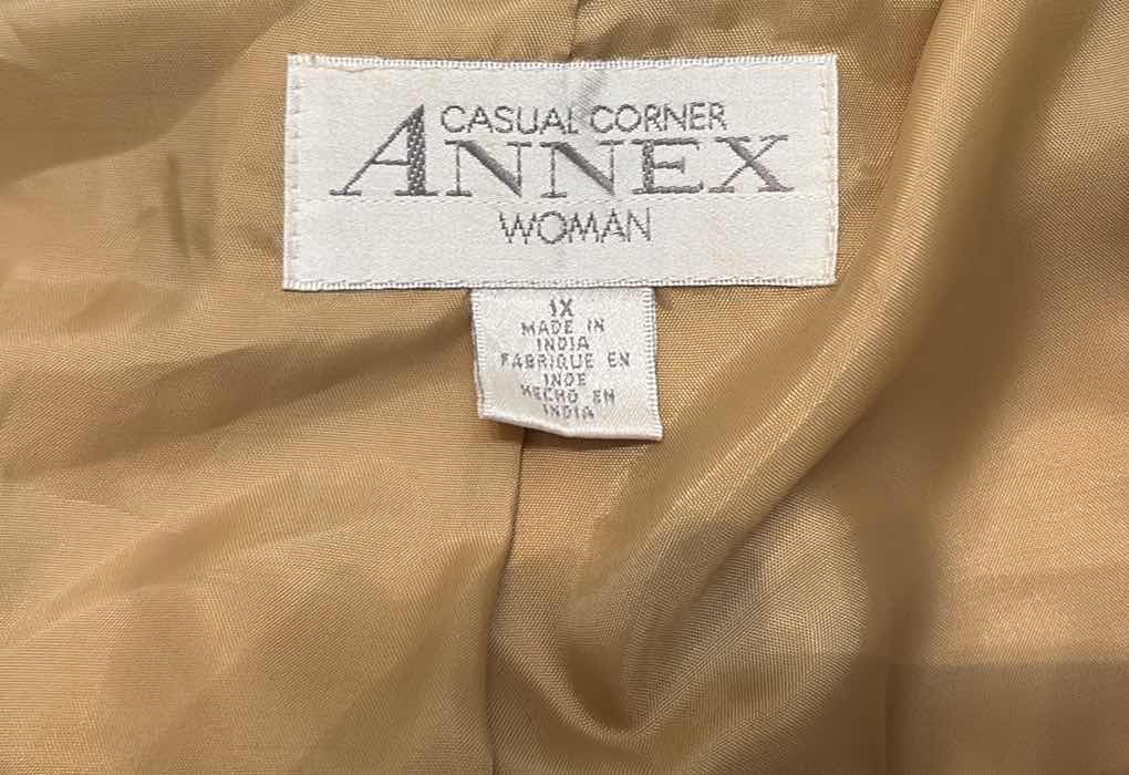 Photo 1 of CASUAL CORNER ANNEX WOMAN SUEDE JACKET WOMEBS 1XL