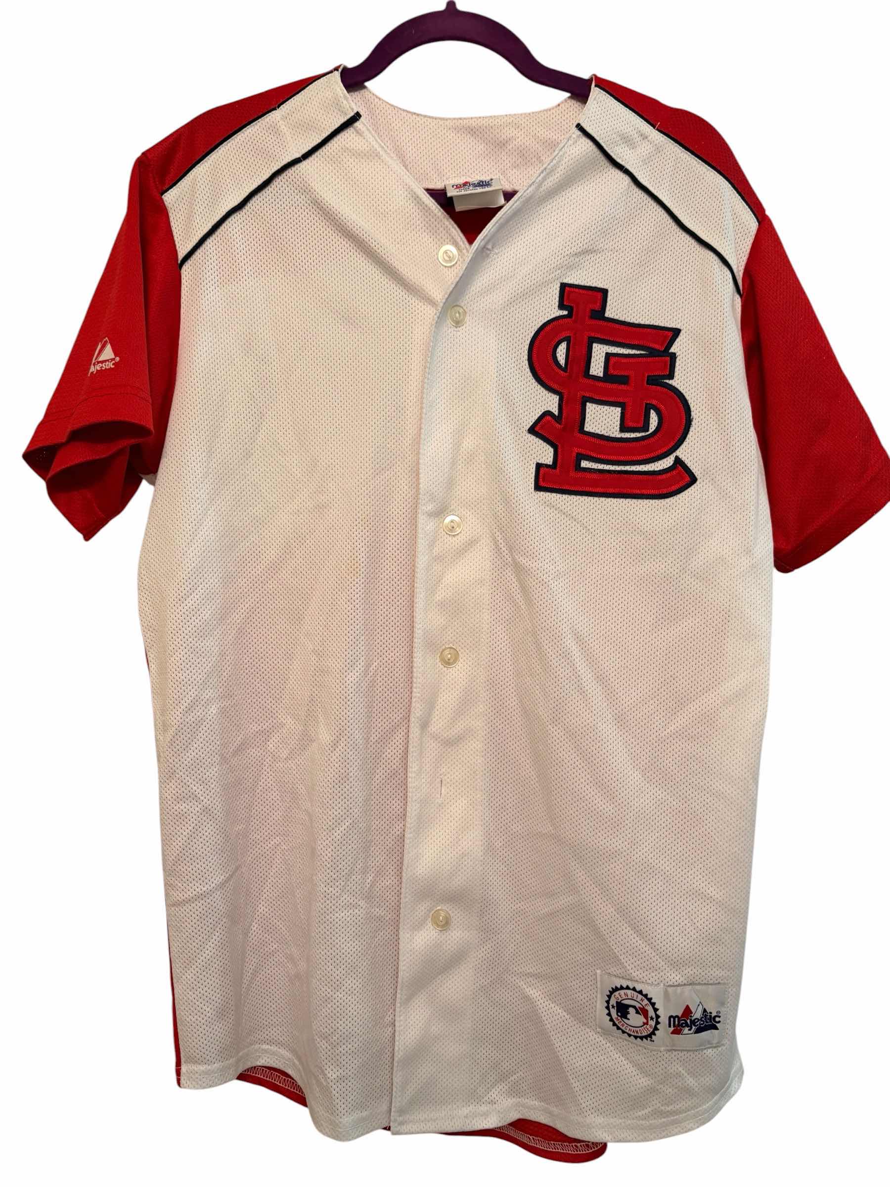 Photo 1 of MAJESTIC ST. LOUIS CARDINALS BASEBALL JERSEY MENS M