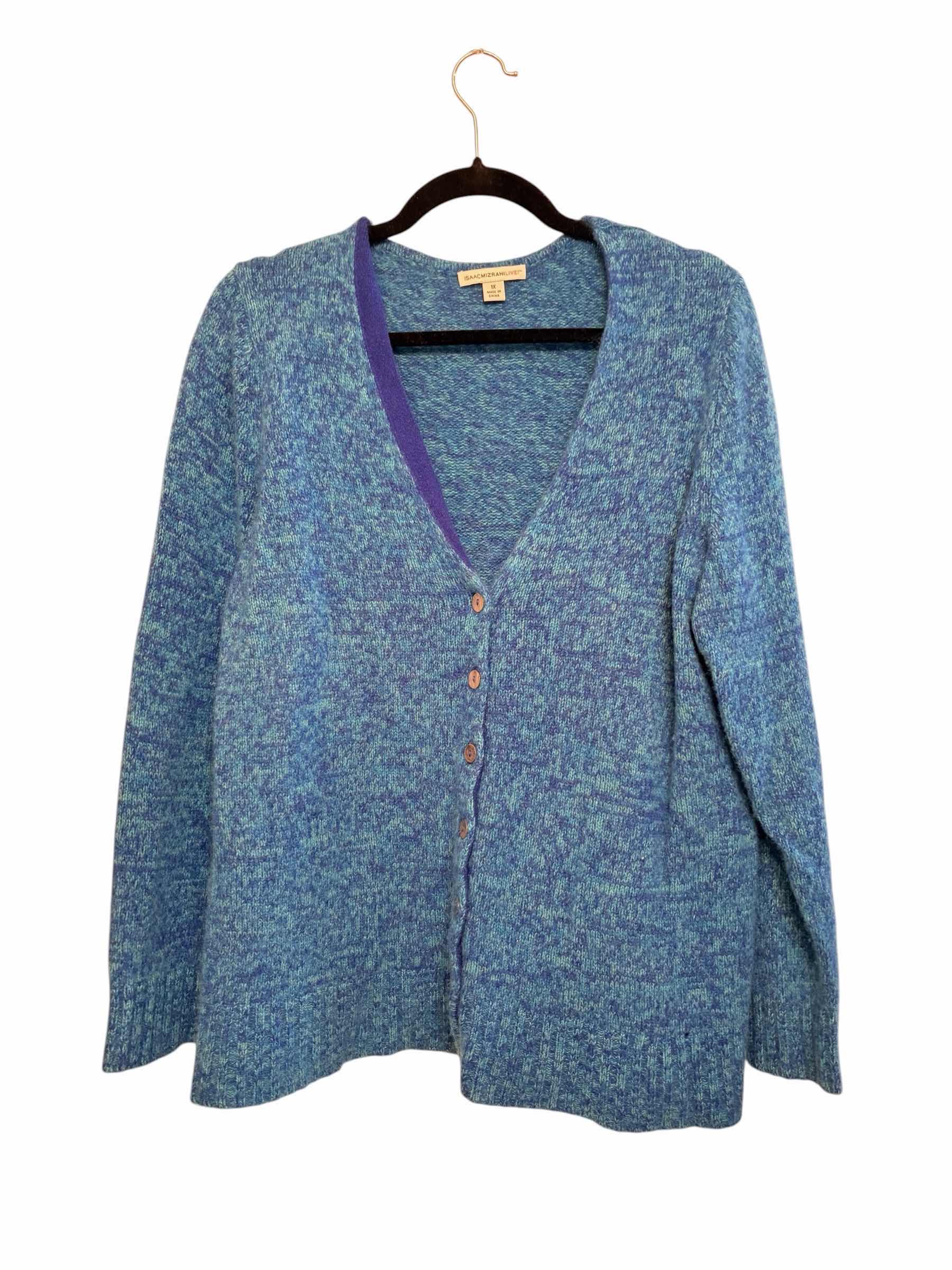 Photo 1 of ISAAC MIZRAH CASHMERE SWEATER WOMENS SIZE 1X
