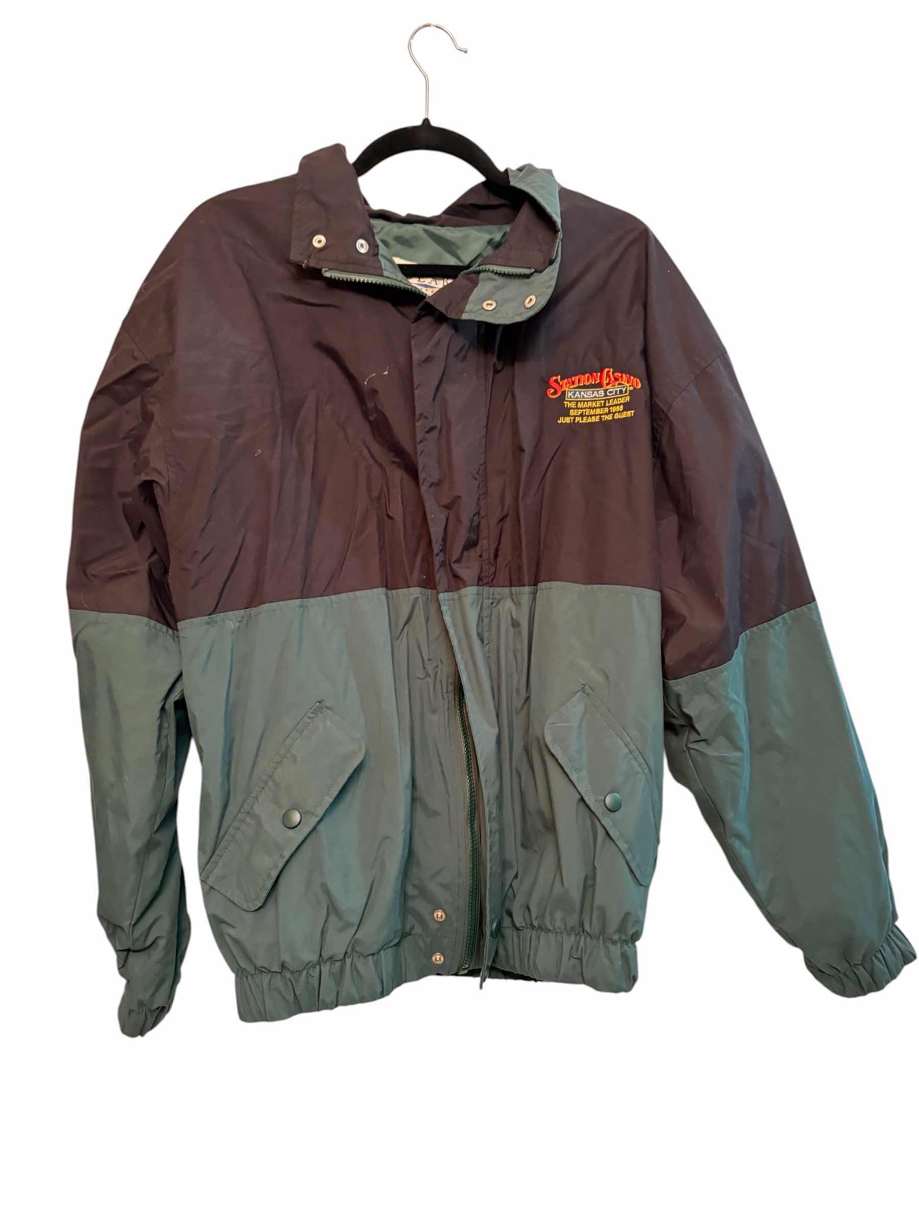 Photo 1 of HARRAHS CASINO KC WINDBREAKER & STATION CASINO WINDBREAKER WOMENS SIZE L