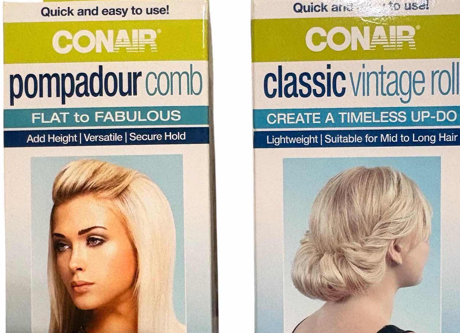 Photo 1 of CONAIR UP DO-ROLL AND POMPADOUR COMB