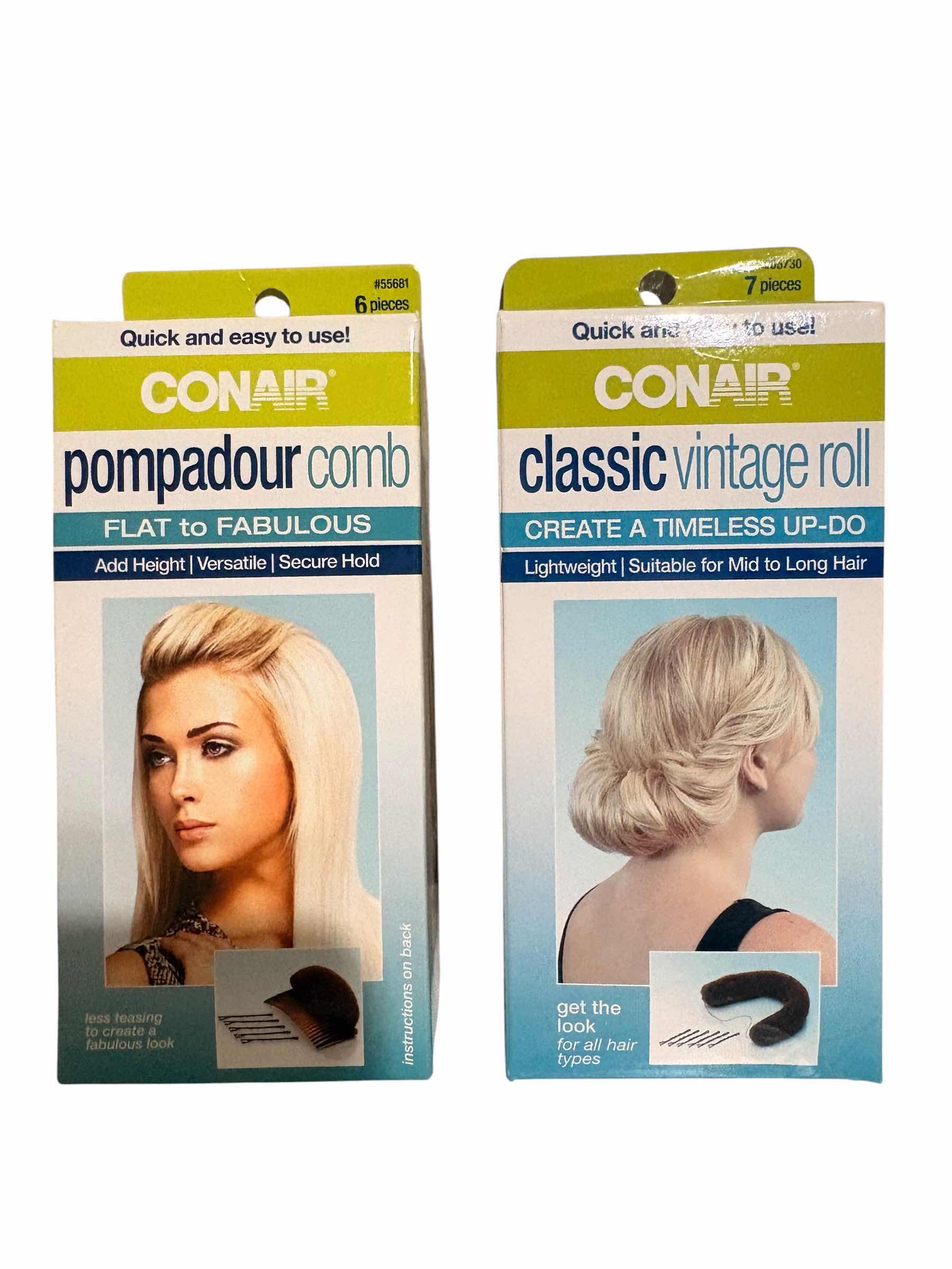 Photo 1 of CONAIR UP DO-ROLL AND POMPADOUR COMB