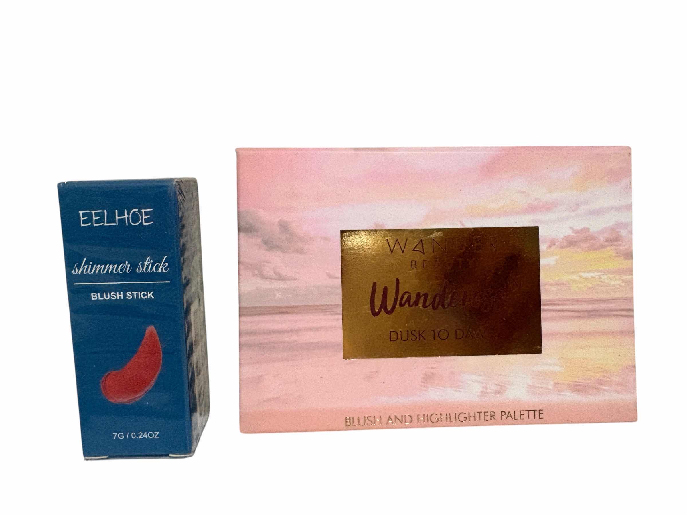 Photo 1 of WONDER WANDERESS HIGHLIGHTER PALETTE & EELHOE BLUSH SET